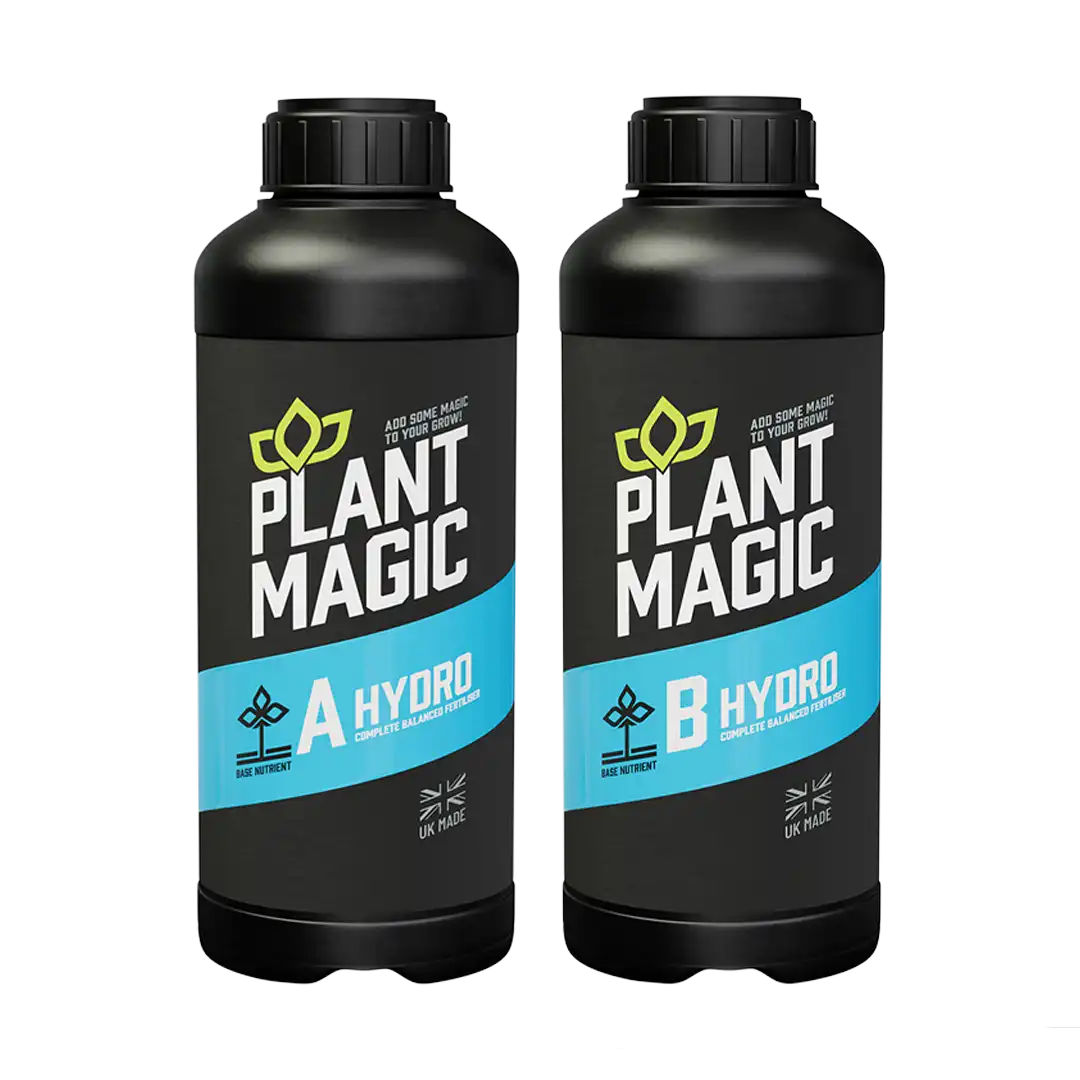Plant Magic Hydro AB - Organic Plant Nutrient Solution for Hydroponics & Indoor Gardening | Perfect for Home Growers & Greenhouses