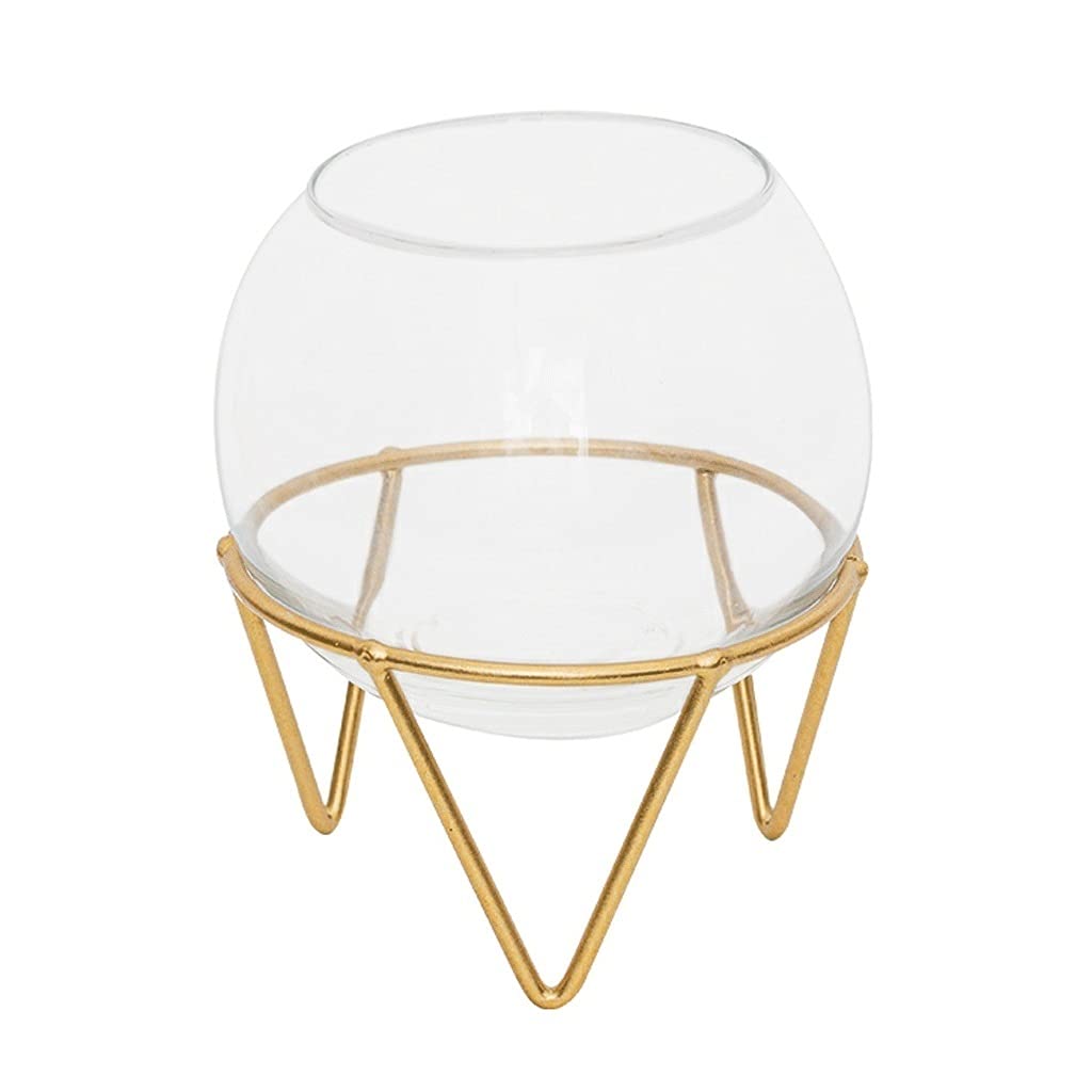 Modern Glass Candle Holder - Decorative Home Decor for Romantic Table Setting, Aromatherapy & Desktop Storage | Vintage Style Centerpiece for Dining, Living Room, Bedroom, Wedding Decor