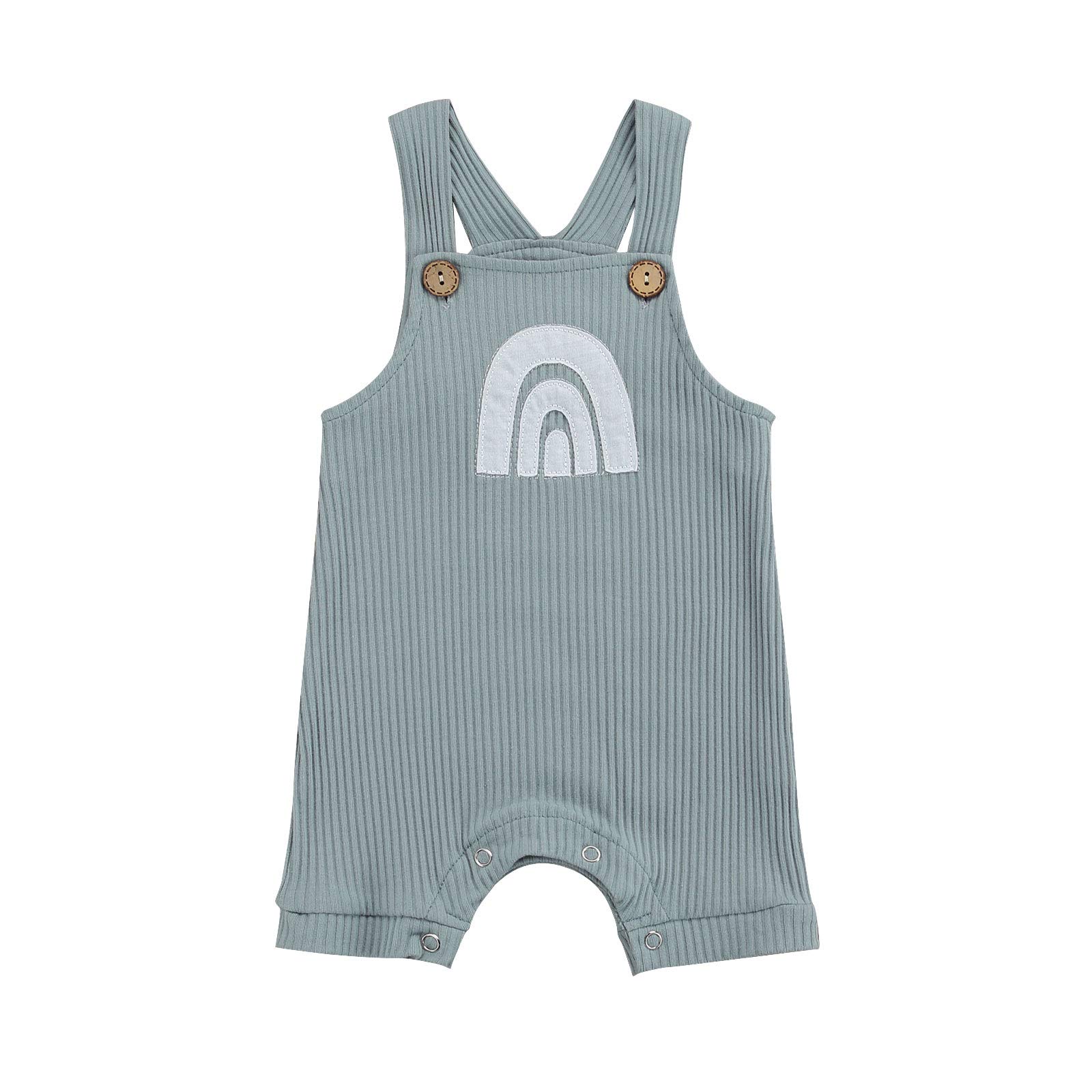 Unisex Baby Rainbow Suspenders Jumpsuit - Newborn One-Piece Romper Outfits for Boys & Girls | Perfect for Photoshoots, Parties & Everyday Play