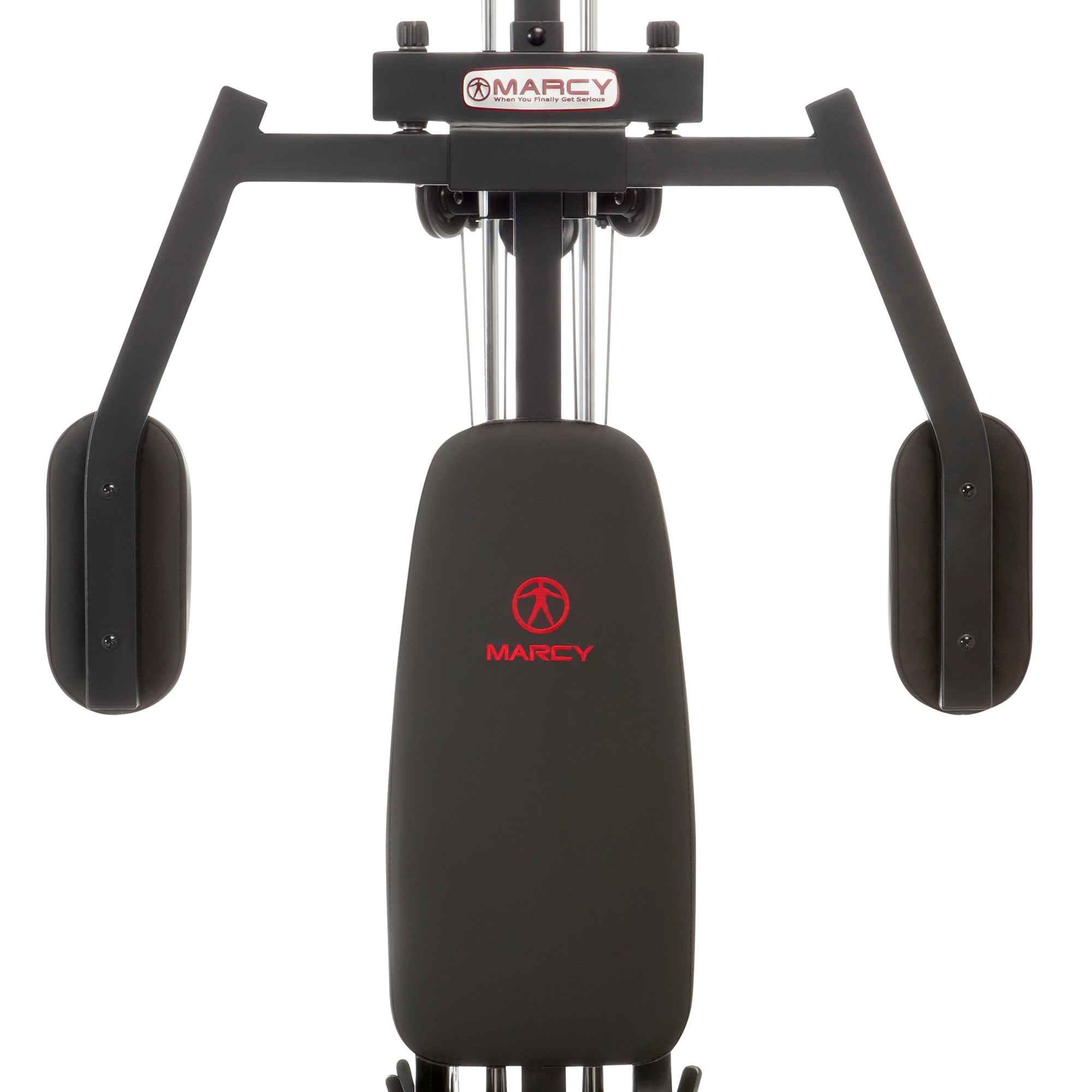 Marcy SM 4033 Smith Machine & Power Cage with Pull-Up Bar and Landmine Station - Home Gym Equipment for Strength Training & Weightlifting | Perfect for Small Spaces & Full-Body Workouts