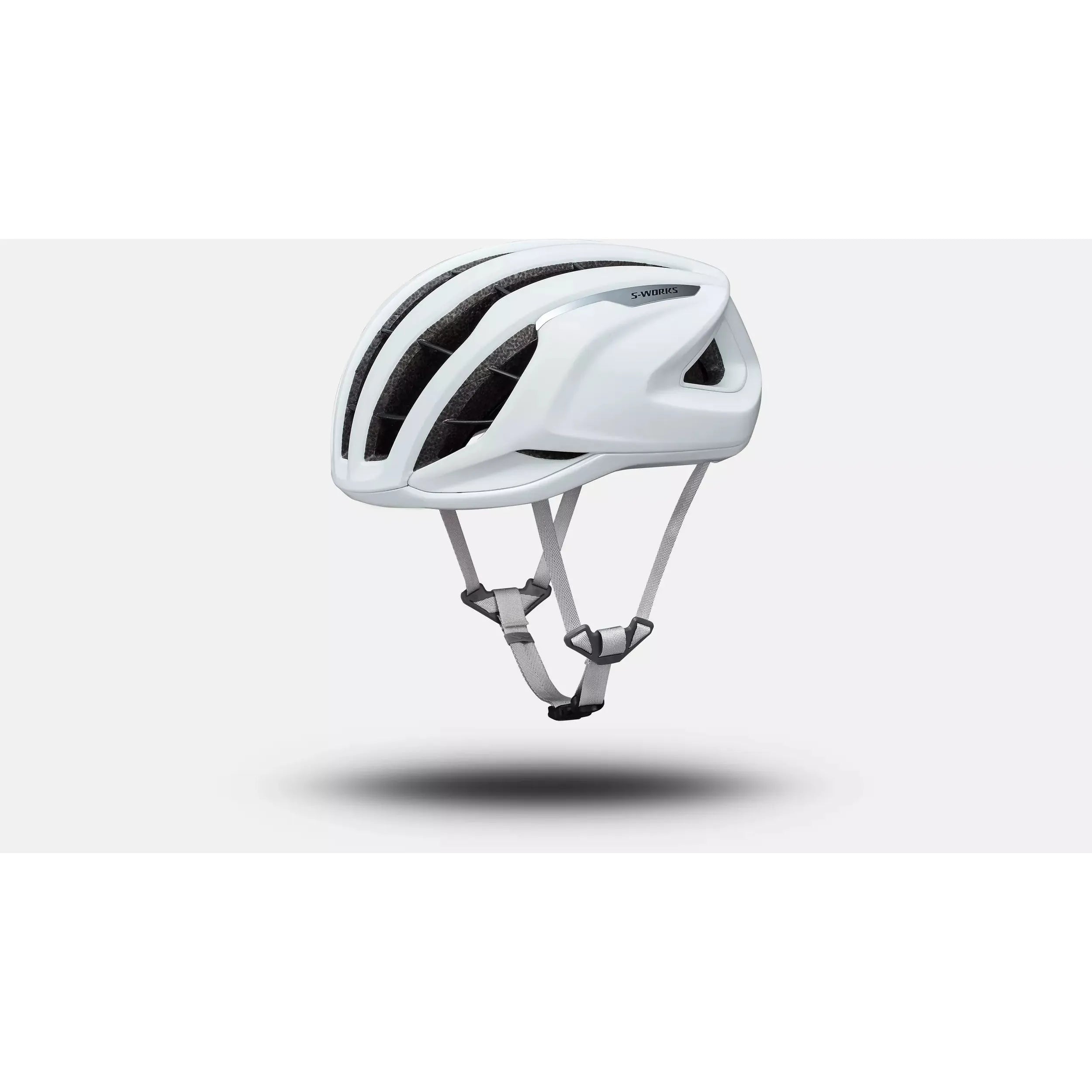 Specialized S-Works Prevail 3 Bike Helmet - Lightweight & Ventilated Cycling Helmet for Road & Mountain Biking - White (Perfect for Competitive Cyclists & Long-Distance Rides)