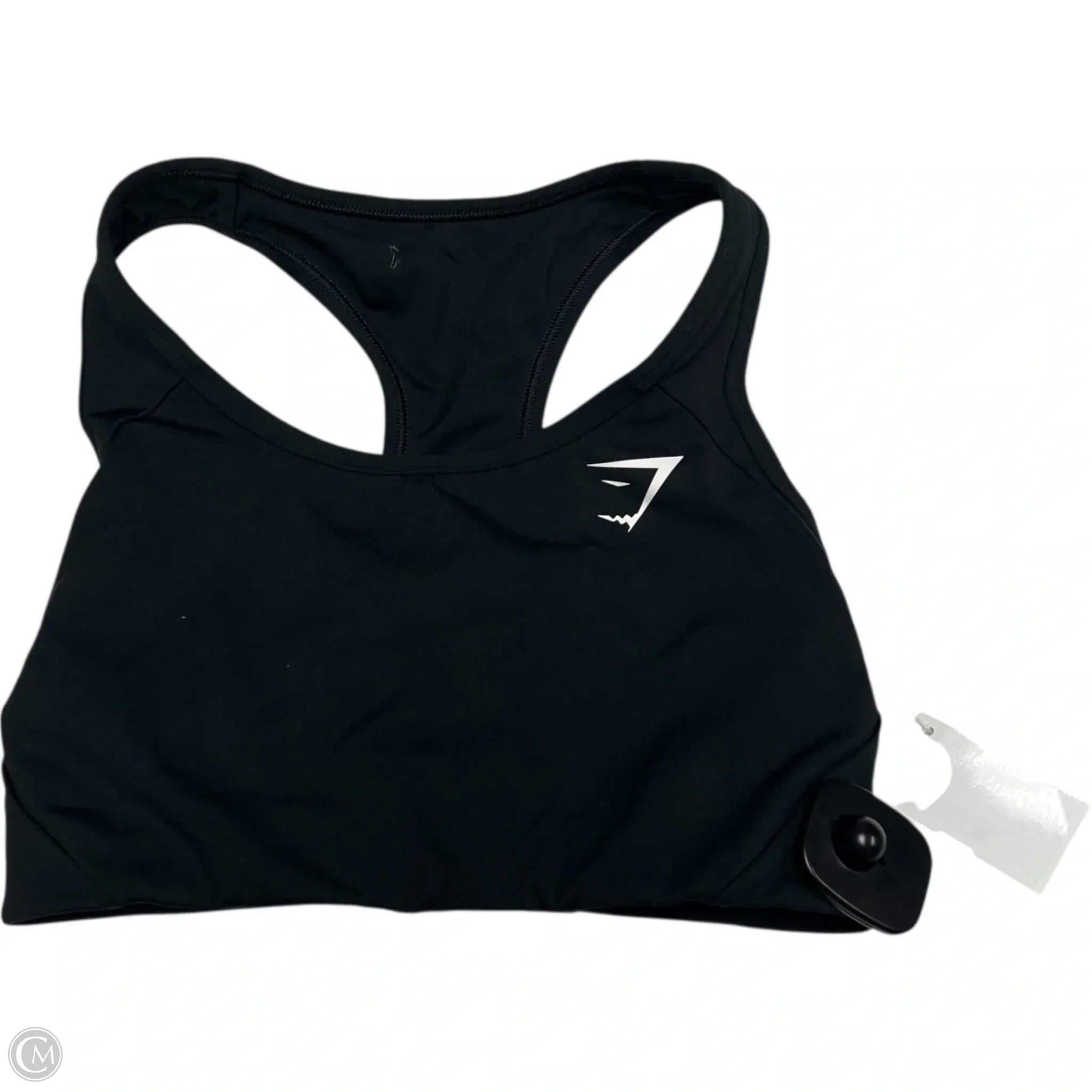 Gym Shark Women's Athletic Sports Bra - Black, Size S - High Support Workout Bra for Running, Yoga & Gym Training