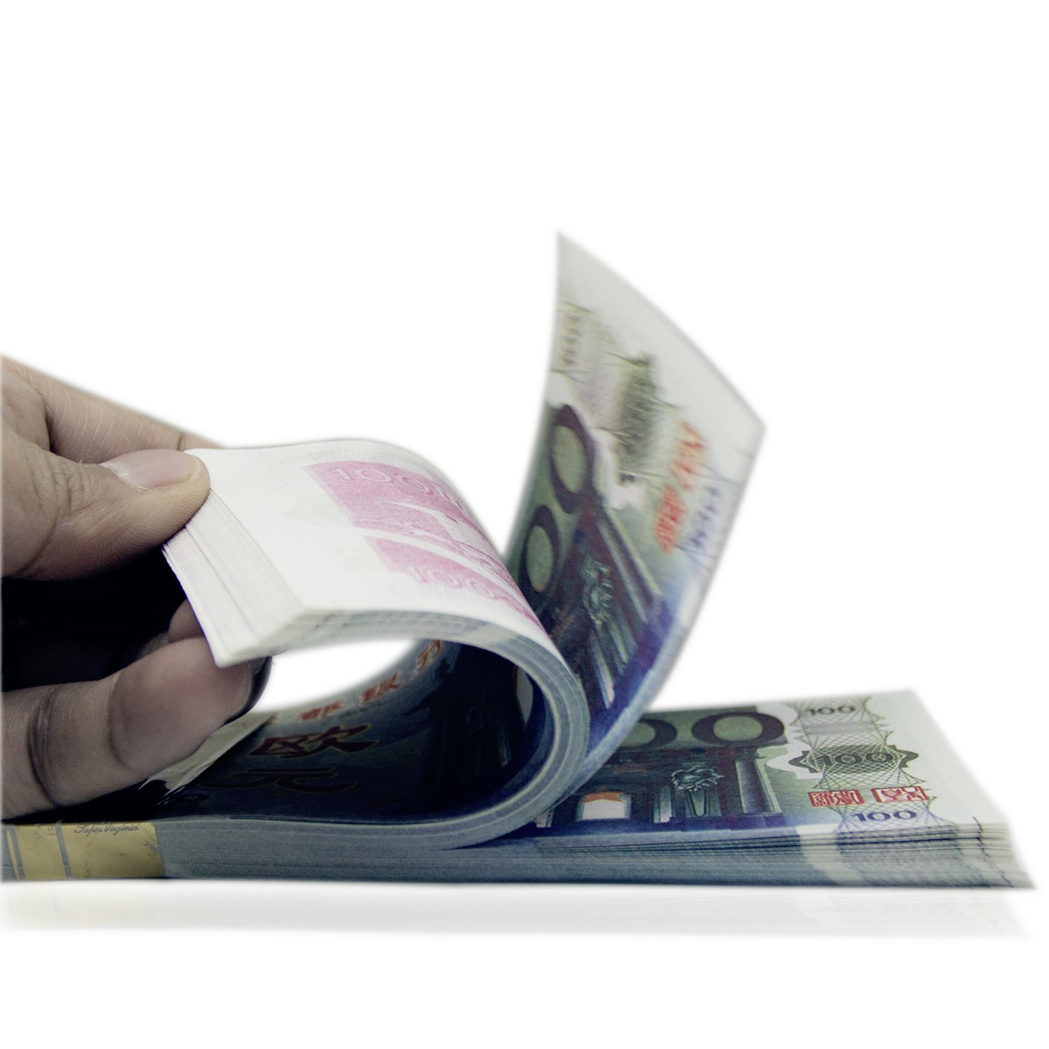 550-600 Pcs Ancestor Money Joss Paper - Hell Bank Note Spirit Ghost Money for Burning (1 Pound) - Traditional Chinese Memorial Ceremony, Funeral Offering & Ancestor Worship Supplies