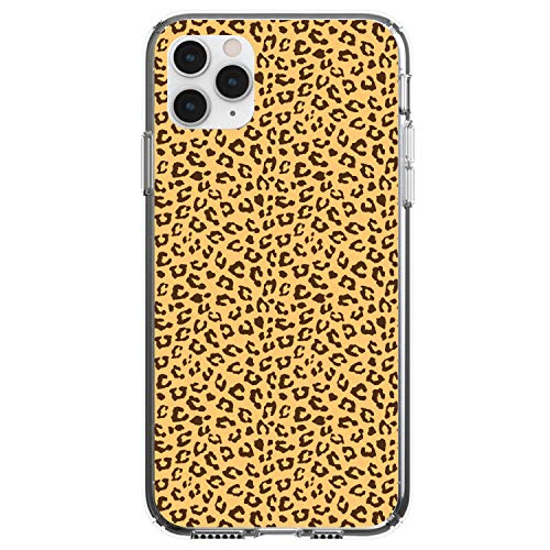 Beige Tan Brown Cheetah Skin Spots On Clear Case
