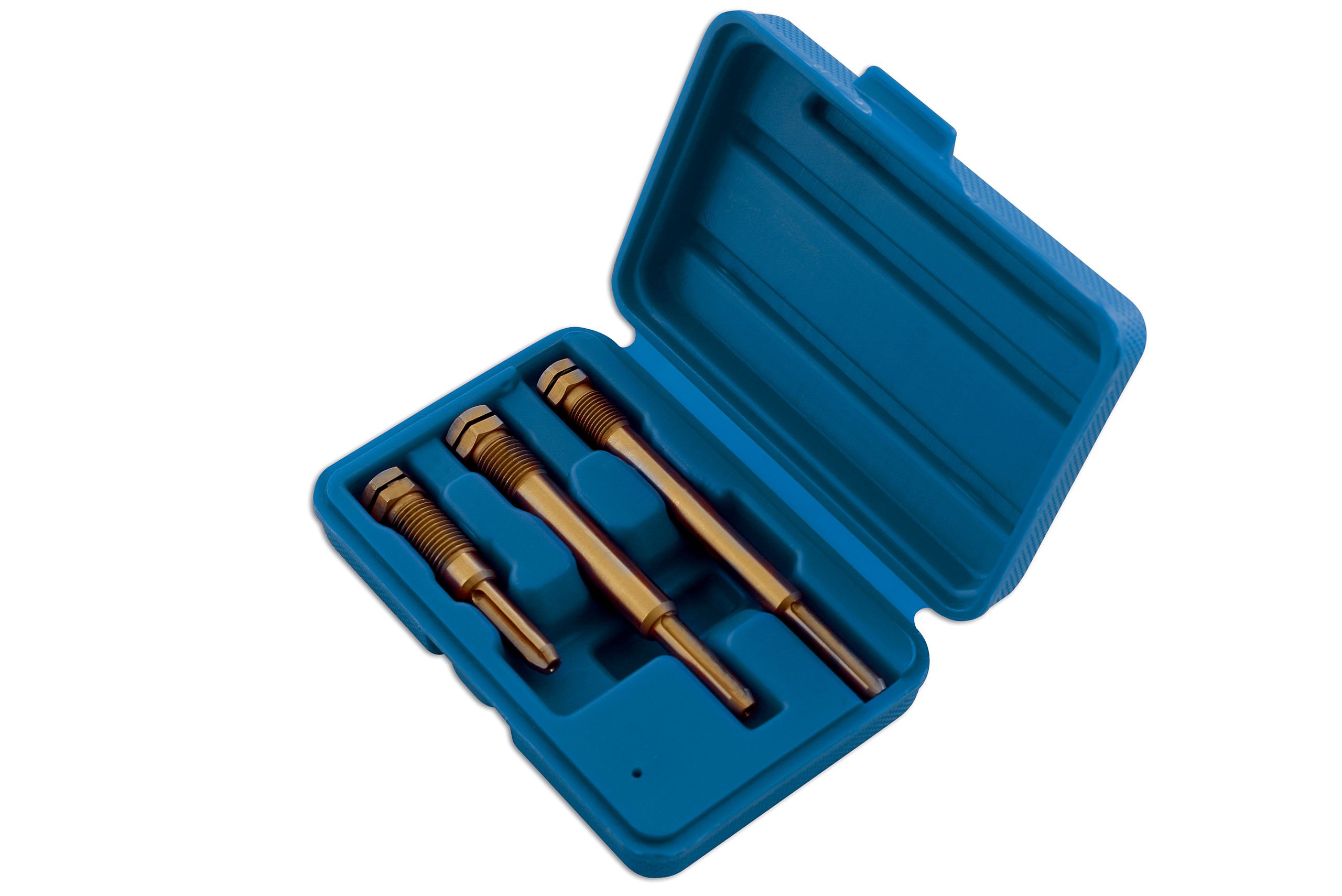 Laser 5154 Glow Plug Reamer Set - 3 Piece Diesel Engine Tool Kit for Maintenance & Repair | Ideal for Trucks, Tractors & Heavy Equipment Servicing