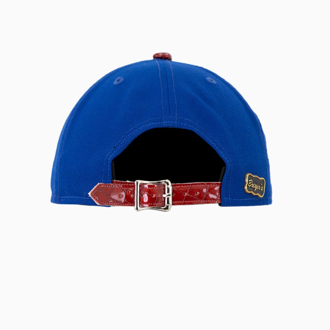 Breyer's Buck 50 Toronto Blue Jays MLB 9Fifty Snapback Hat with Leather Visor - Official Baseball Cap for Fans, Games & Outdoor Activities