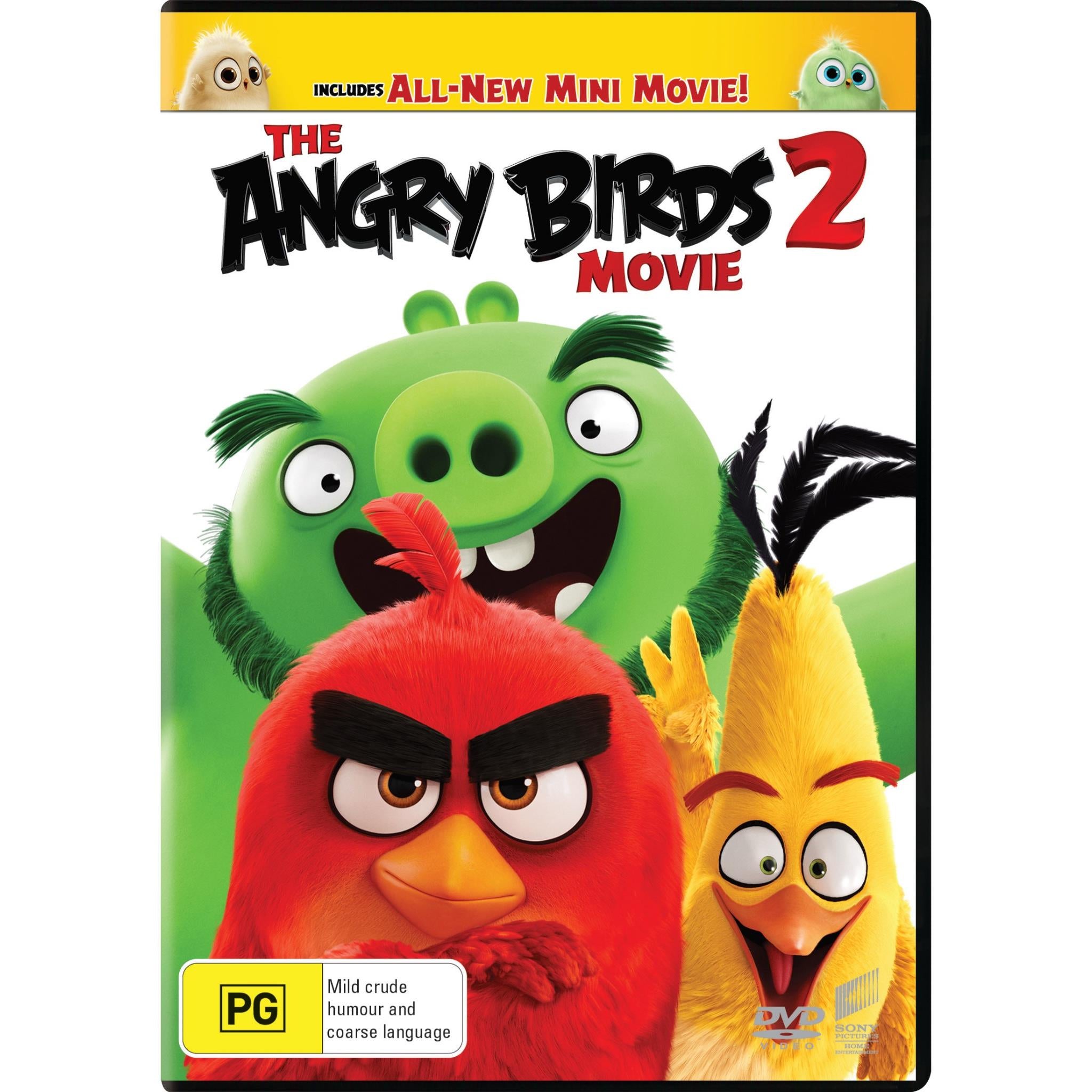 The Angry Birds Movie 2 - Official DVD & Blu-ray | Family Friendly Animated Comedy Film | Perfect for Movie Nights & Kids Entertainment