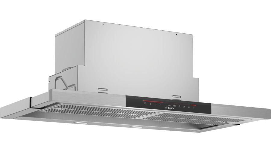 Bosch DFS098K53 90cm Stainless Steel Telescopic Range Hood - Powerful Kitchen Ventilation for Cooking, Grilling & Frying