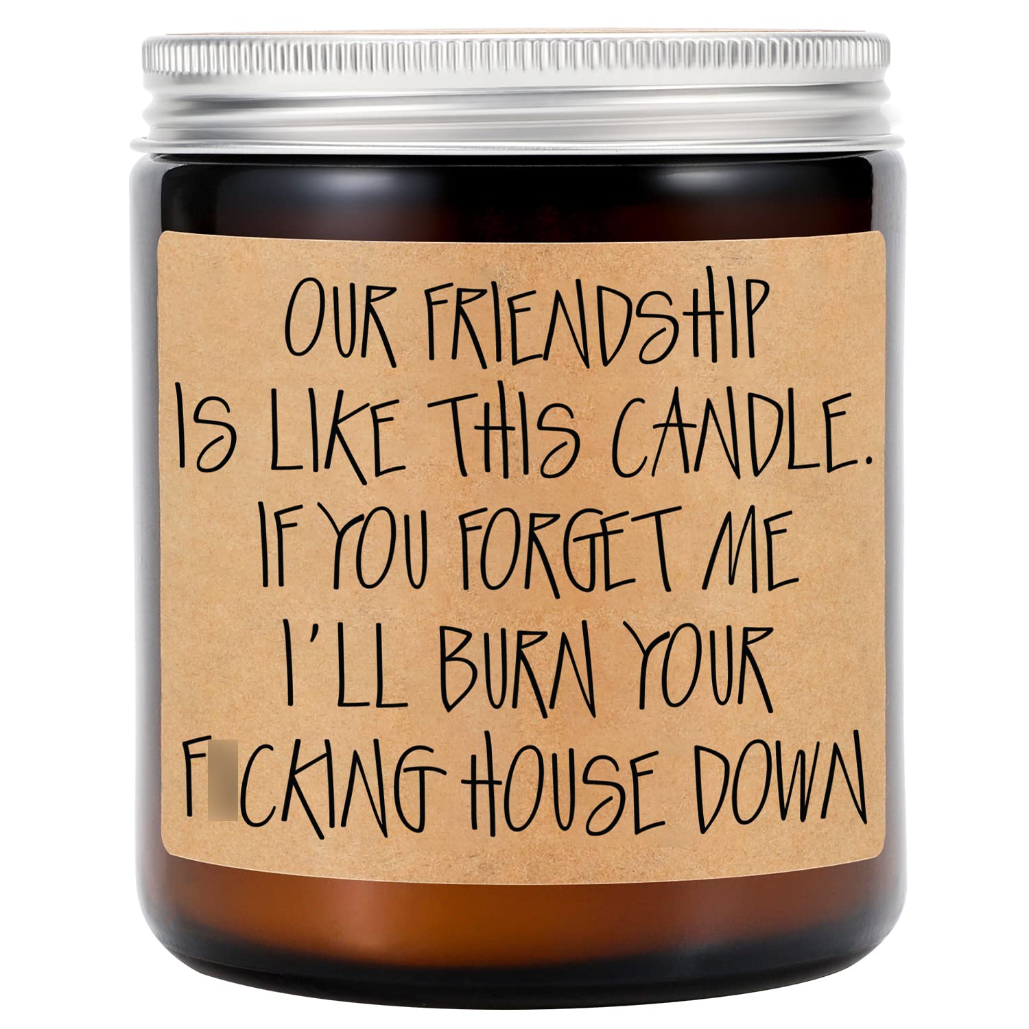 GSPY Scented Candles - Best Friendship Gifts for Women, Funny BFF Presents for Christmas & Birthdays - Aromatherapy Soy Candles for Home Decor, Relaxation & Romantic Ambiance