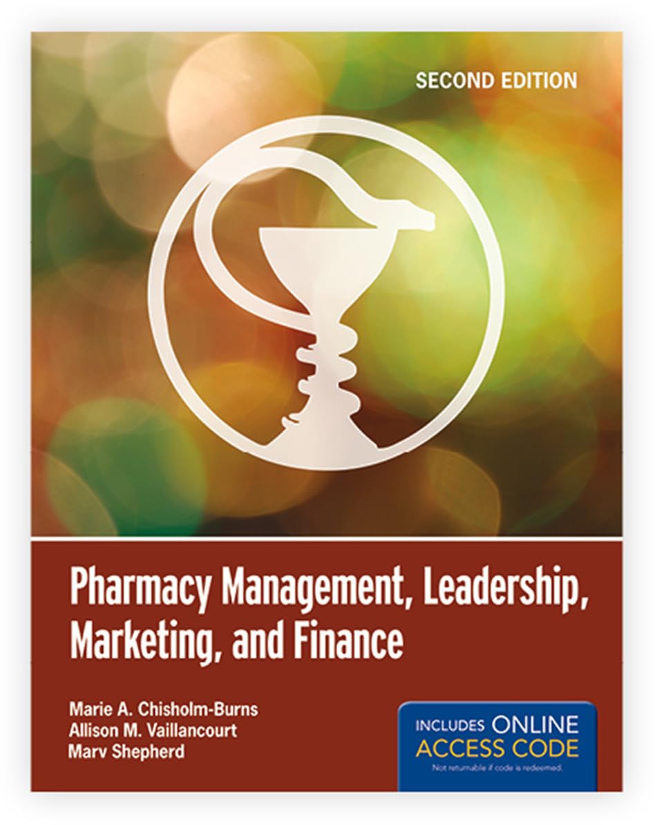 Pharmacy Management, Leadership, Marketing & Finance Guide - Essential Skills for Healthcare Professionals | Improve Pharmacy Operations & Business Strategies