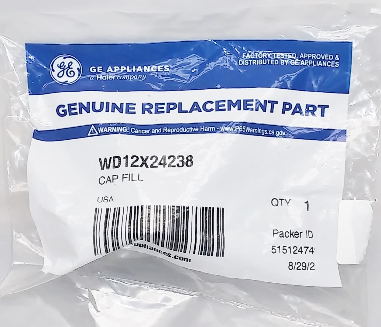 Genuine OEM Dishwasher Rinse Aid Cap PS2351824 - Compatible with R8-B9 & EA240630 Models - Perfect for Kitchen Appliance Maintenance and Dishwasher Repair