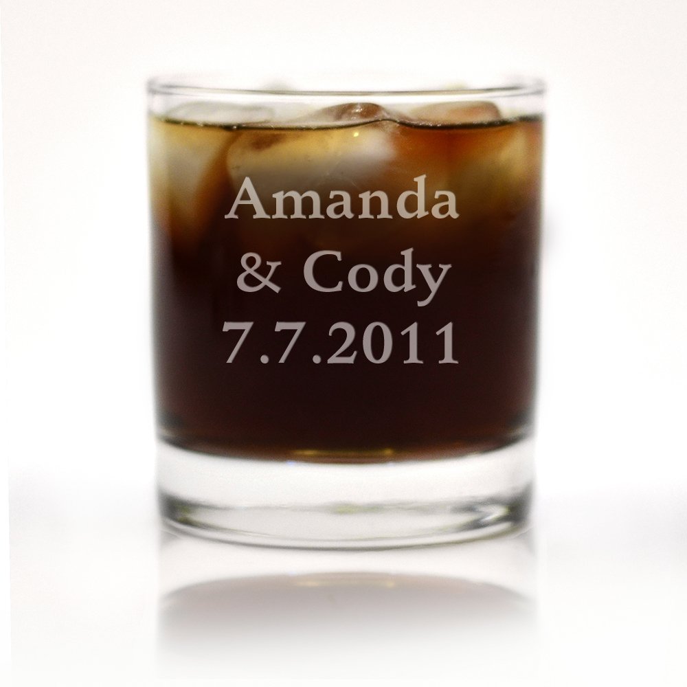 Custom Engraved Double-Sided 6th Anniversary Periodic Table of Elements Rocks Glass - Unique Science Gift for Chemistry Lovers, Couples & Teachers (Perfect for Anniversaries, Graduations & Science Enthusiasts)