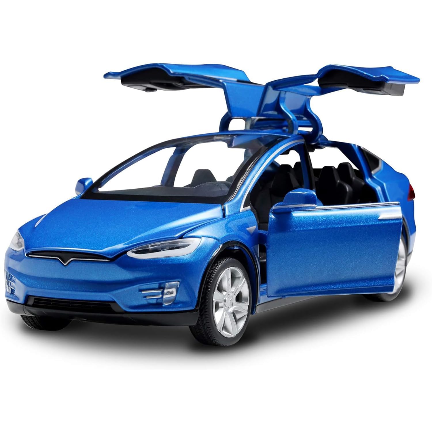 1:32 Scale Diecast Pull Back Toy Cars - SASBSC Model X Vehicles for Kids Ages 3-12 | Durable Metal Car Collection for Boys & Girls | Perfect for Racing Games, Birthday Gifts & Collectible Displays