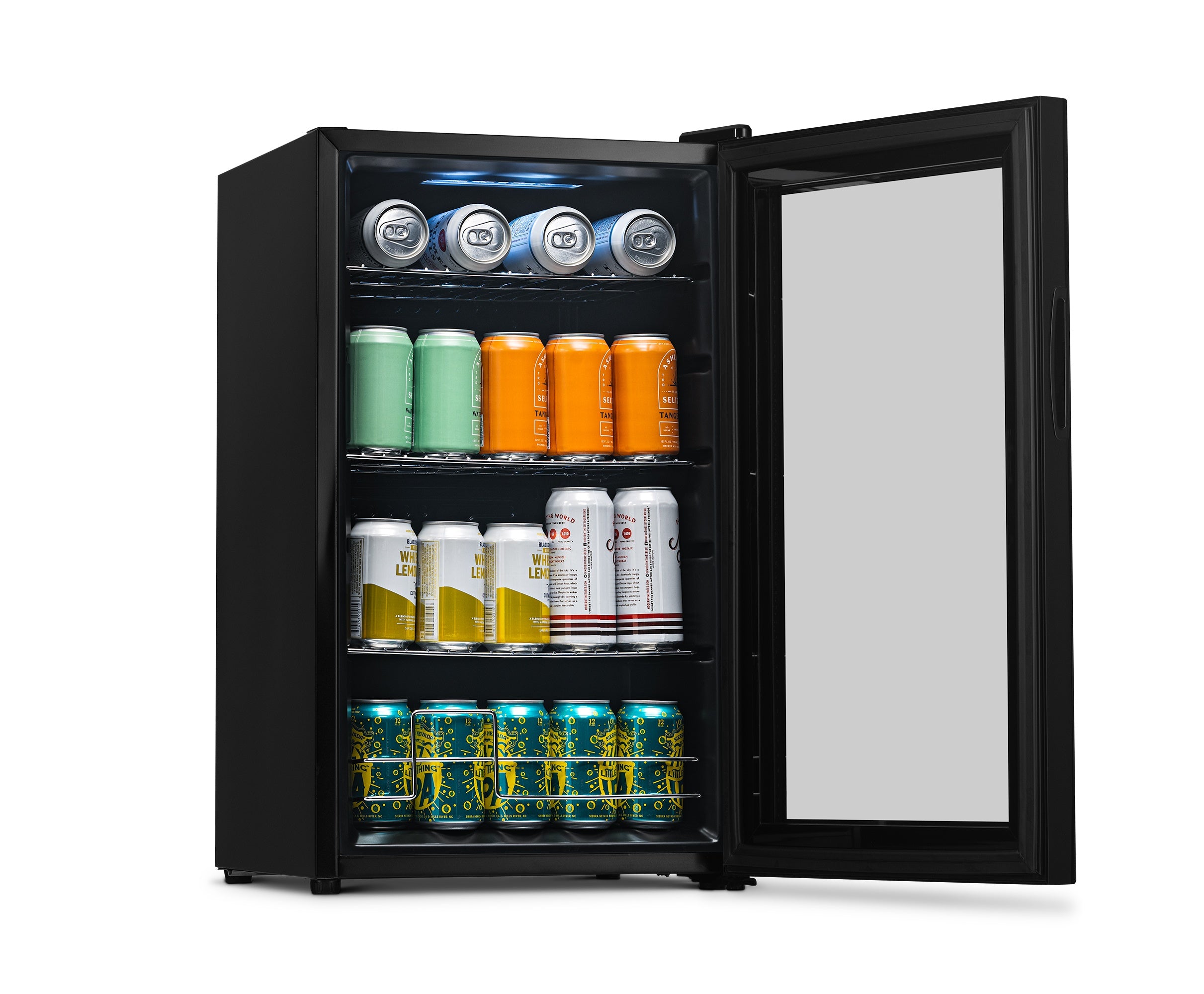 Newair® Limited Edition 100 Can Anniversary Beverage Refrigerator - Compact Beverage Cooler for Beer, Wine & Soda - Perfect for Home Bar, Office, or Man Cave (16.93 Cu.Ft)