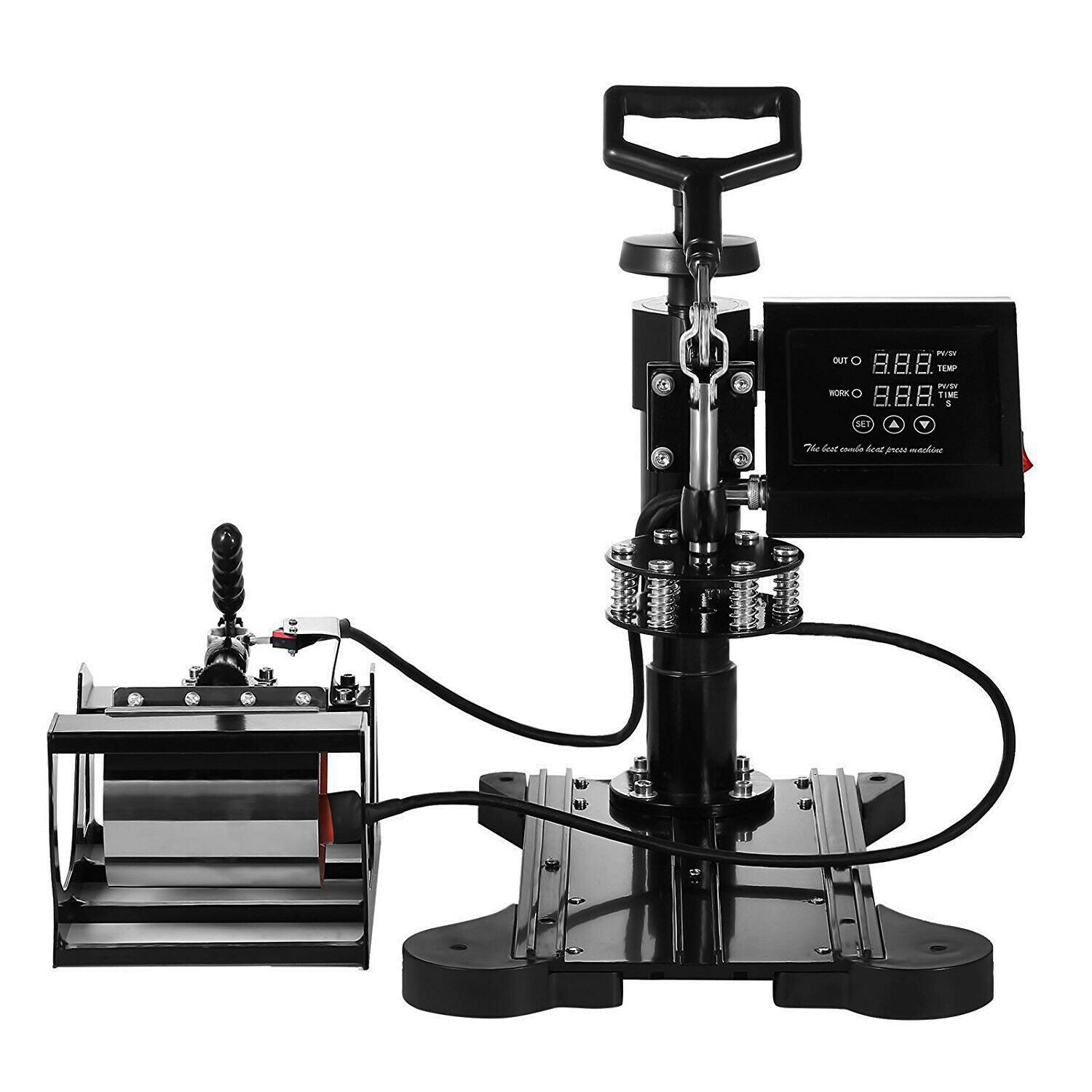 8-in-1 Digital Heat Press Machine 15x15 for T-Shirt, Mug, Hat Sublimation Transfer - Perfect for DIY Crafts, Custom Apparel & Small Business Printing