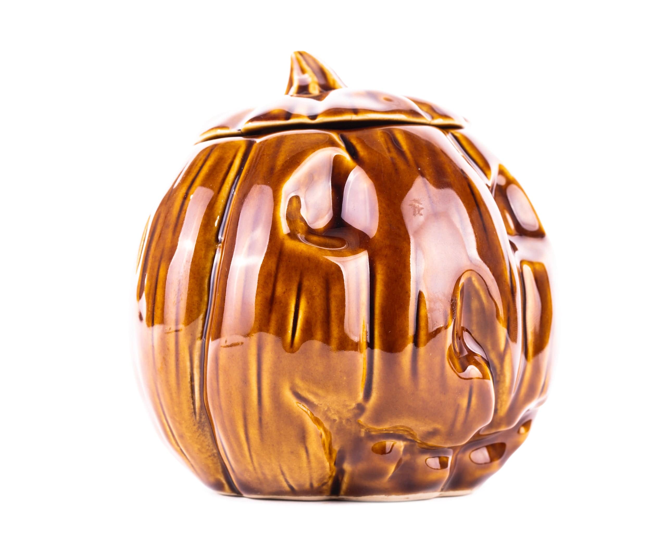 Halloween Tiki Mug - Alamo Brown Variant | Spooky Ceramic Cup for Halloween Party Decor, Themed Drinks & Tropical Cocktails | Perfect for Halloween Decorations, Gift Giving & Tiki Bar Collectors