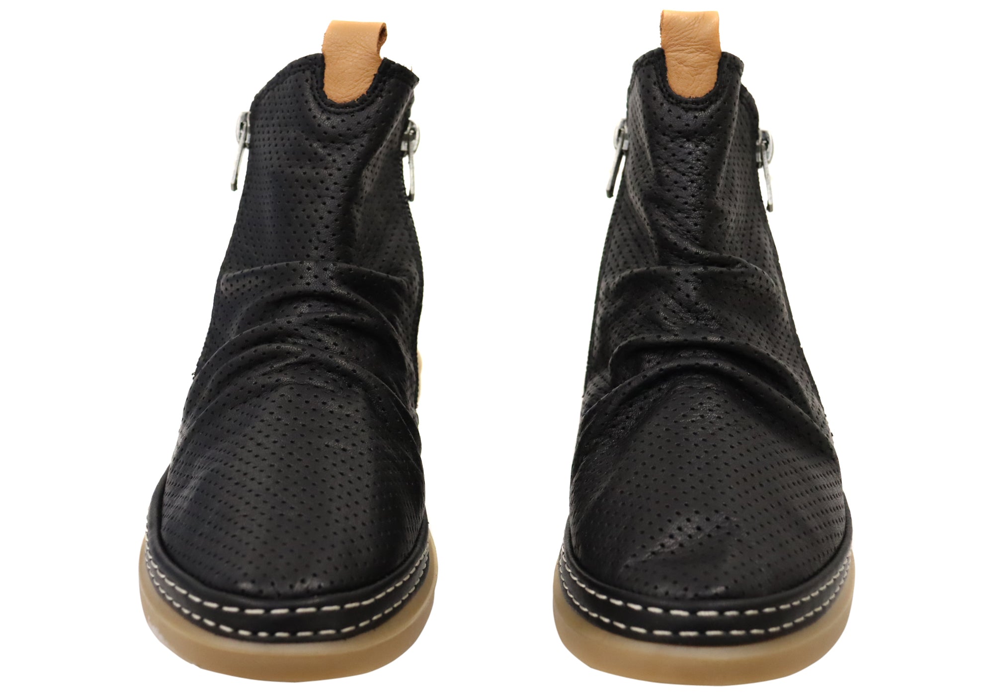 Orizonte Embia Women's European Comfortable Leather Ankle Boots - Stylish & Soft for Walking, Work & Casual Outfits