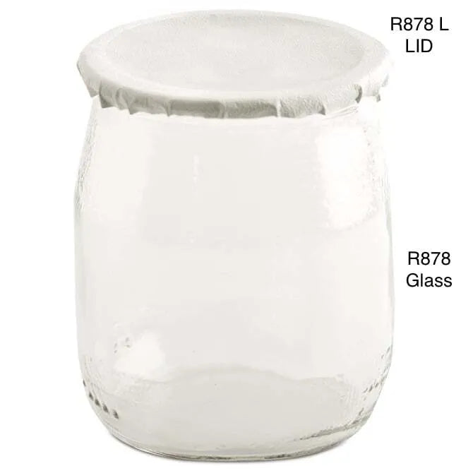 Premium Glass Yogurt Jars with Lids - Airtight & Leakproof for Homemade Yogurt, Parfaits, and Meal Prep - BPA-Free, Dishwasher Safe, Ideal for Kitchen Storage and Gifting