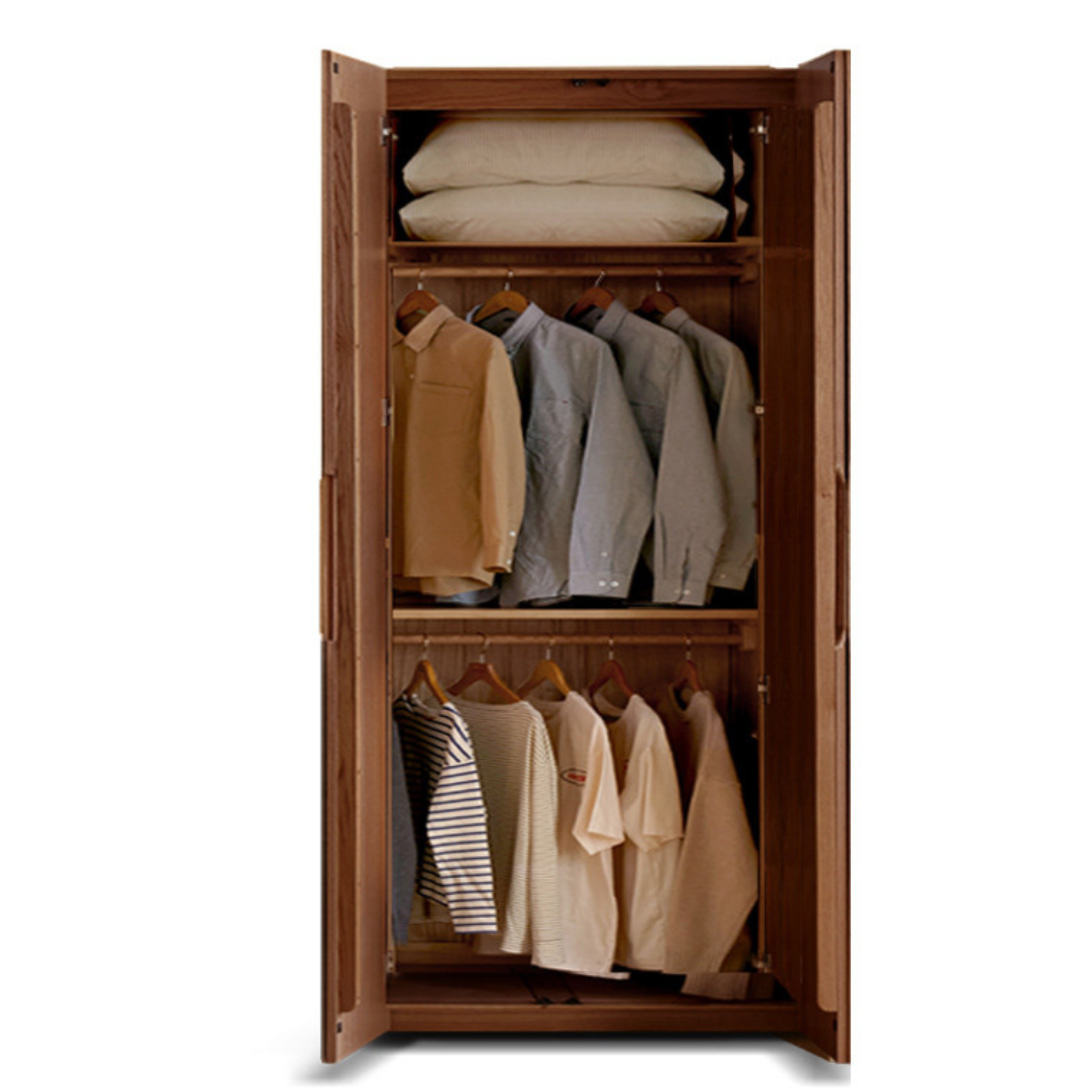 35.4x23.2x86.6 inch / 90x59x220 сm/ Walnut color / wardrobe shorts