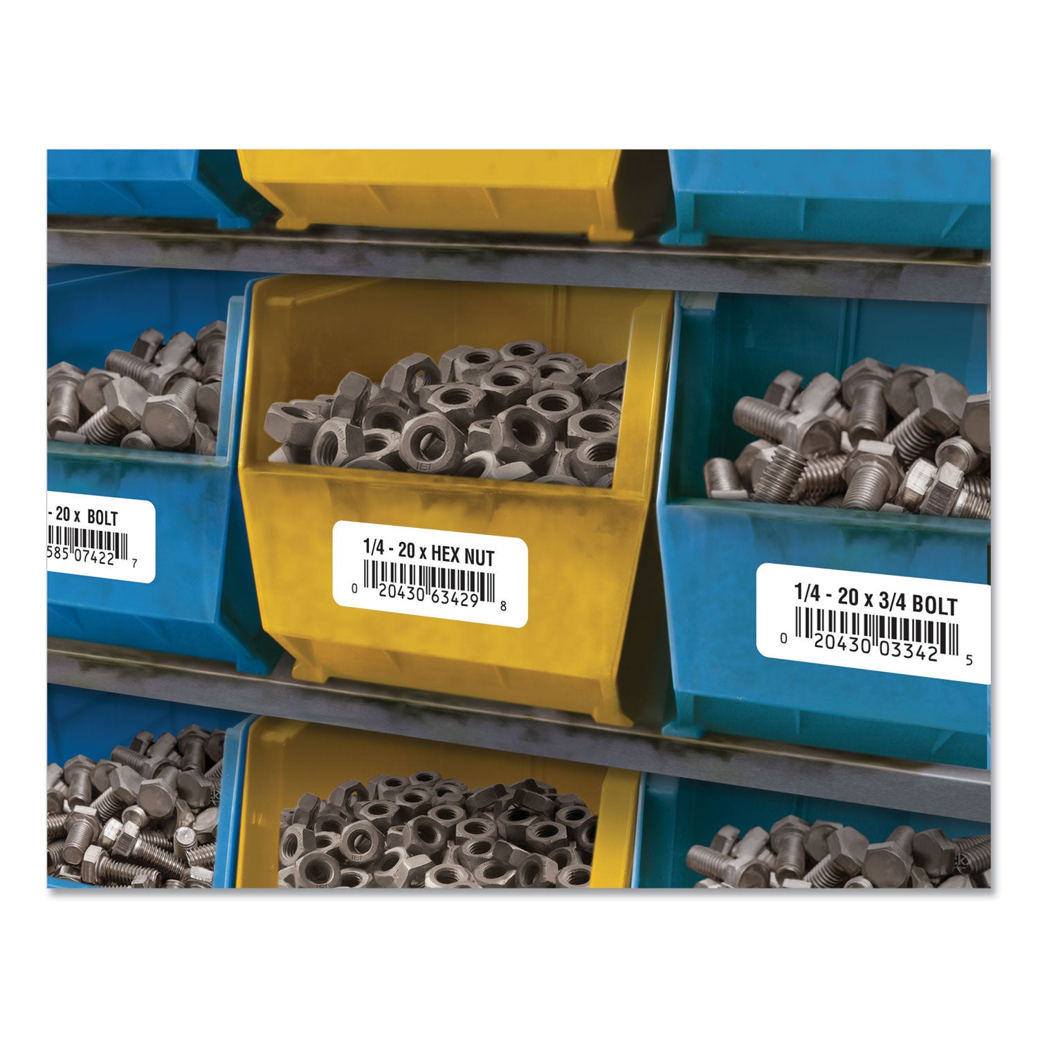 Avery® Durable Permanent ID Labels with TrueBlock Technology - 0.66