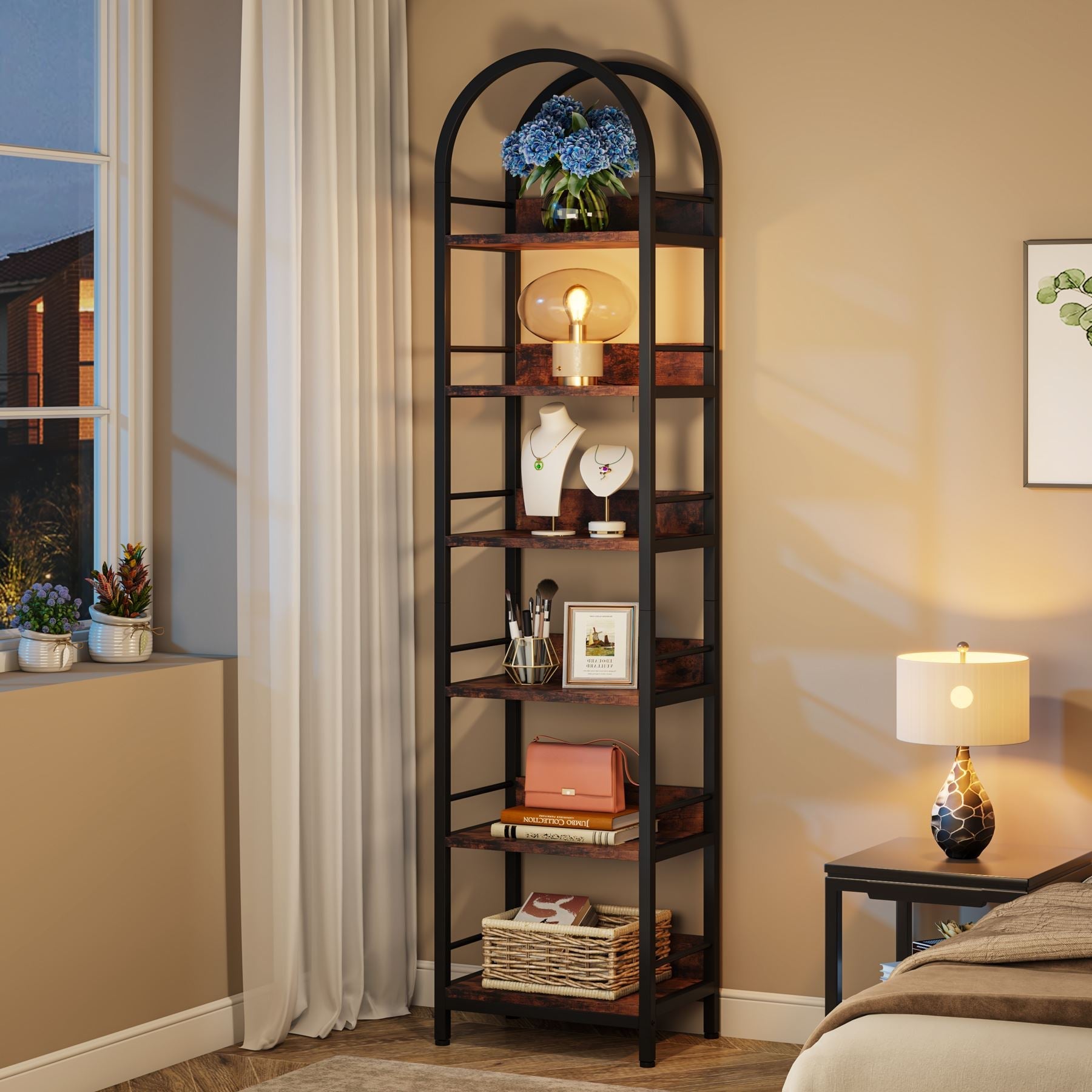 6-Tier Bookshelf - 78.7