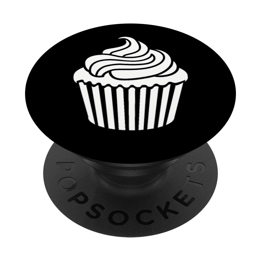 Frosted Cupcake PopSockets Phone Grip & Stand for iPhone, Samsung, Tablets - Perfect for Baking Enthusiasts & Sweet Treat Lovers