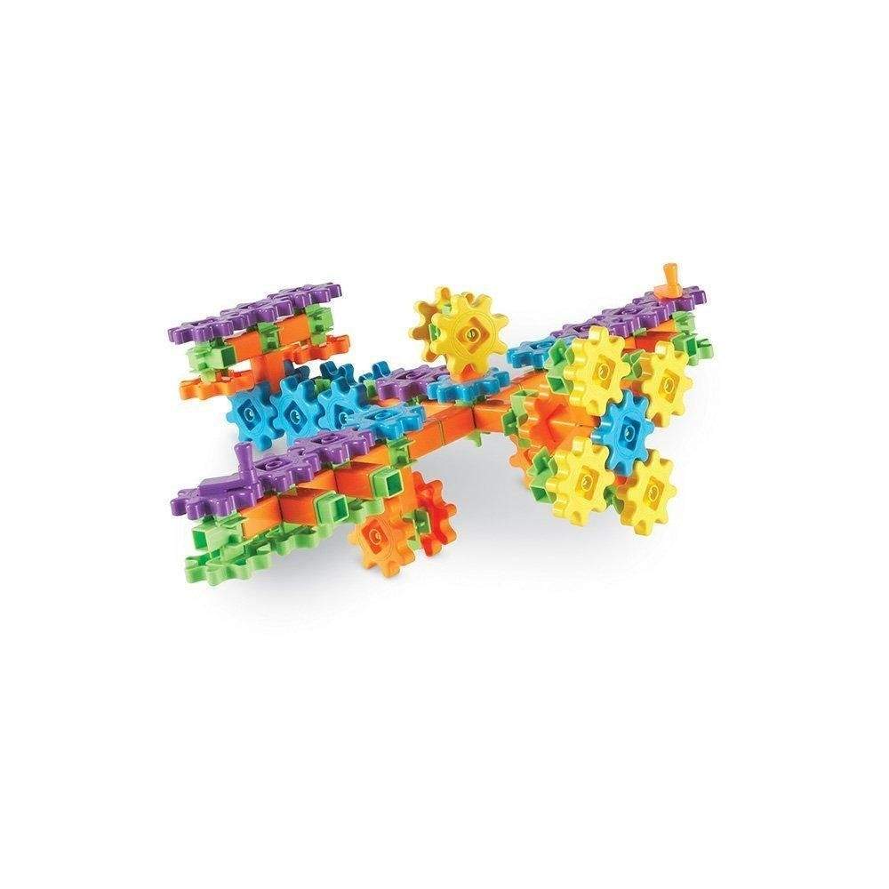 Gears! Gears! Gears!® Super Building Set - 150 Piece STEM Construction Toy for Kids Ages 3+ | Creative Learning & Educational Play for Preschoolers | Perfect for Classroom, Birthday Gifts & Family Bonding Activities