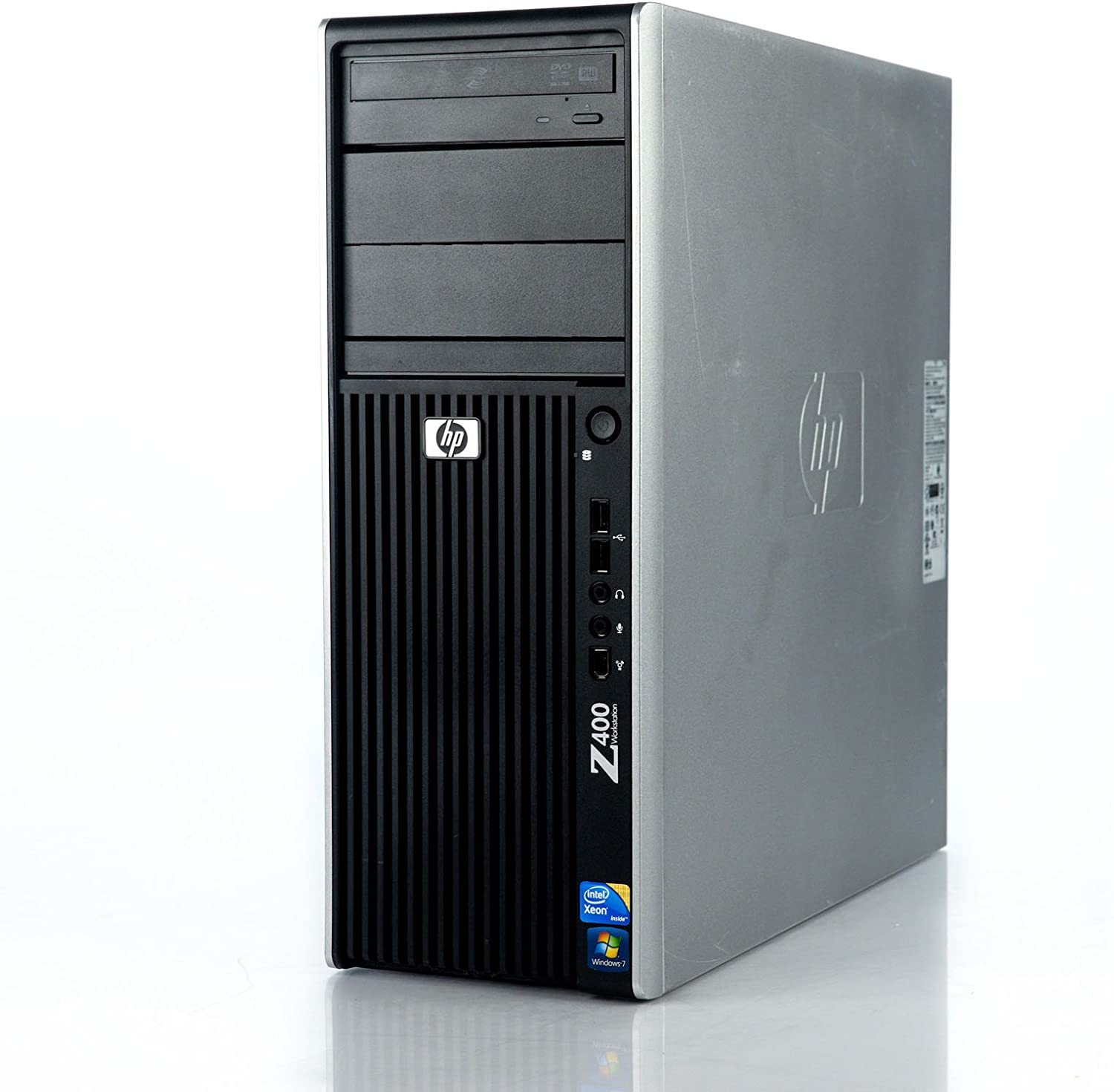 Fast HP Z400 Workstation Computer Tower - Windows 10/XP Pro Desktop PC with Keyboard & Mouse - Perfect for Office Work, Graphic Design & Video Editing