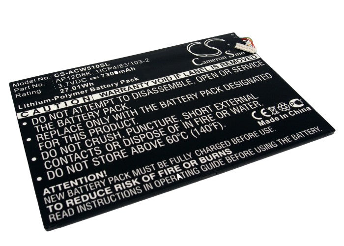 Original Acer Aspire P3 171 & Iconia A3 A10 Tablet Replacement Battery - High Capacity 81251G01n/81251G03n - Perfect for Work, Travel & Entertainment