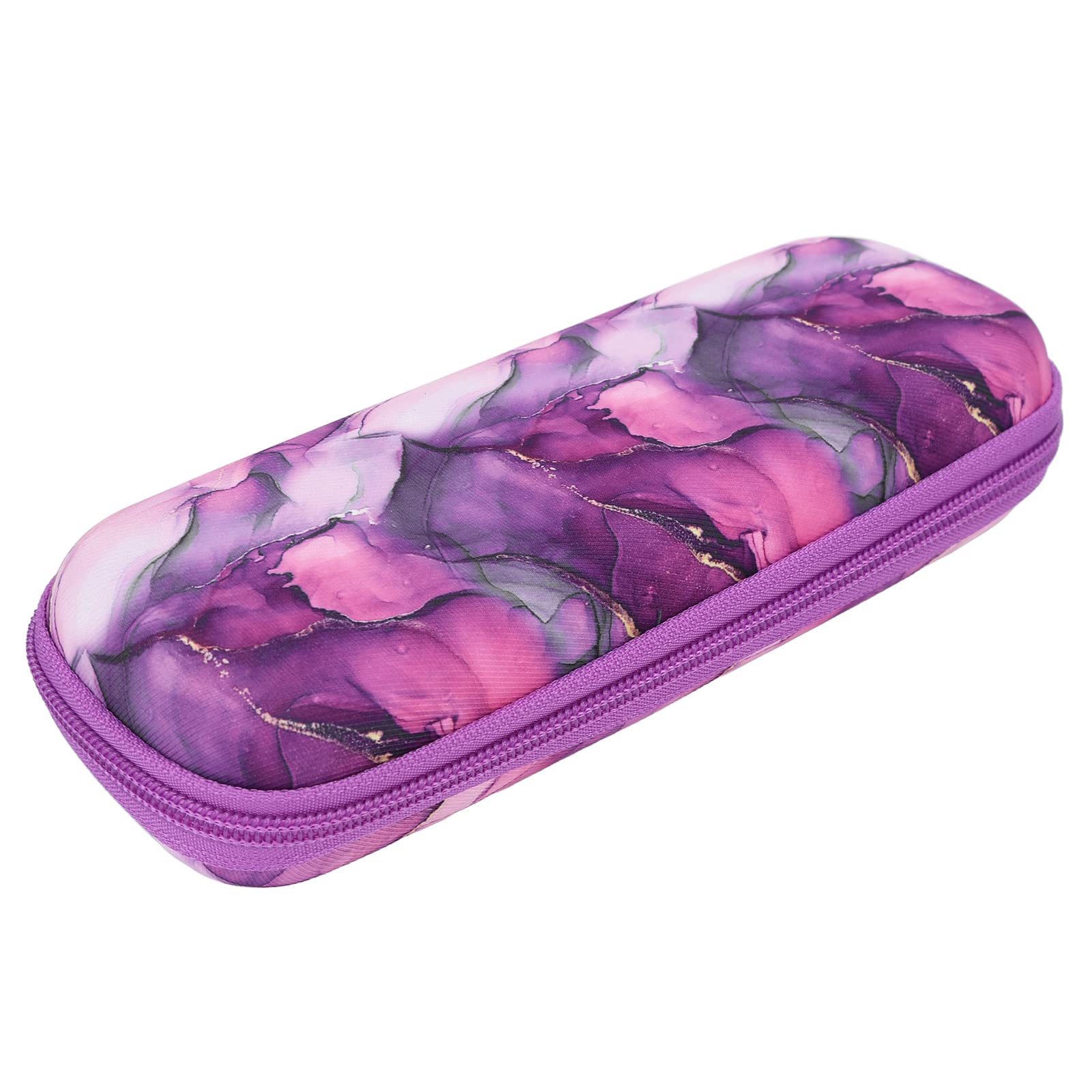 Insulin Cooler Travel Case for Diabetic Supplies - Waterproof Multi-Layer Zipper Closure Medicine Organizer (Purple) - Perfect for Travel, Camping, and Daily Storage