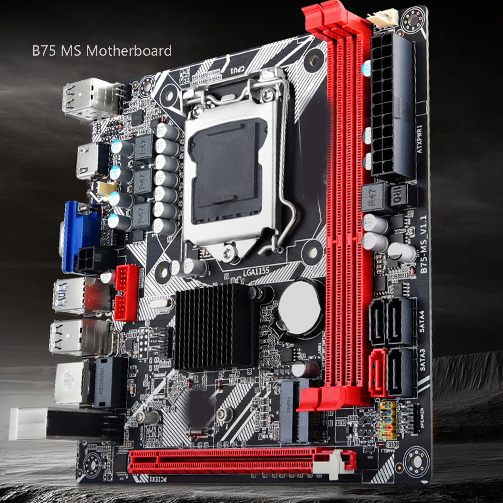 High-Speed Gaming Motherboard with PCIE 16X, WiFi, M.2 NVMe, USB 3.0 & SATA 3.0 - 6x USB 2.0, 4x USB 3.0, HDMI - Perfect for PC Gaming, Streaming & Content Creation