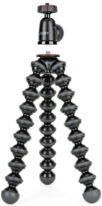 Joby GorillaPod 1K Flexible Mini Tripod with Ball Head Kit - Compact & Lightweight Travel Tripod for DSLR, Mirrorless & Smartphone Cameras - Perfect for Vlogging, Photography & Outdoor Adventures