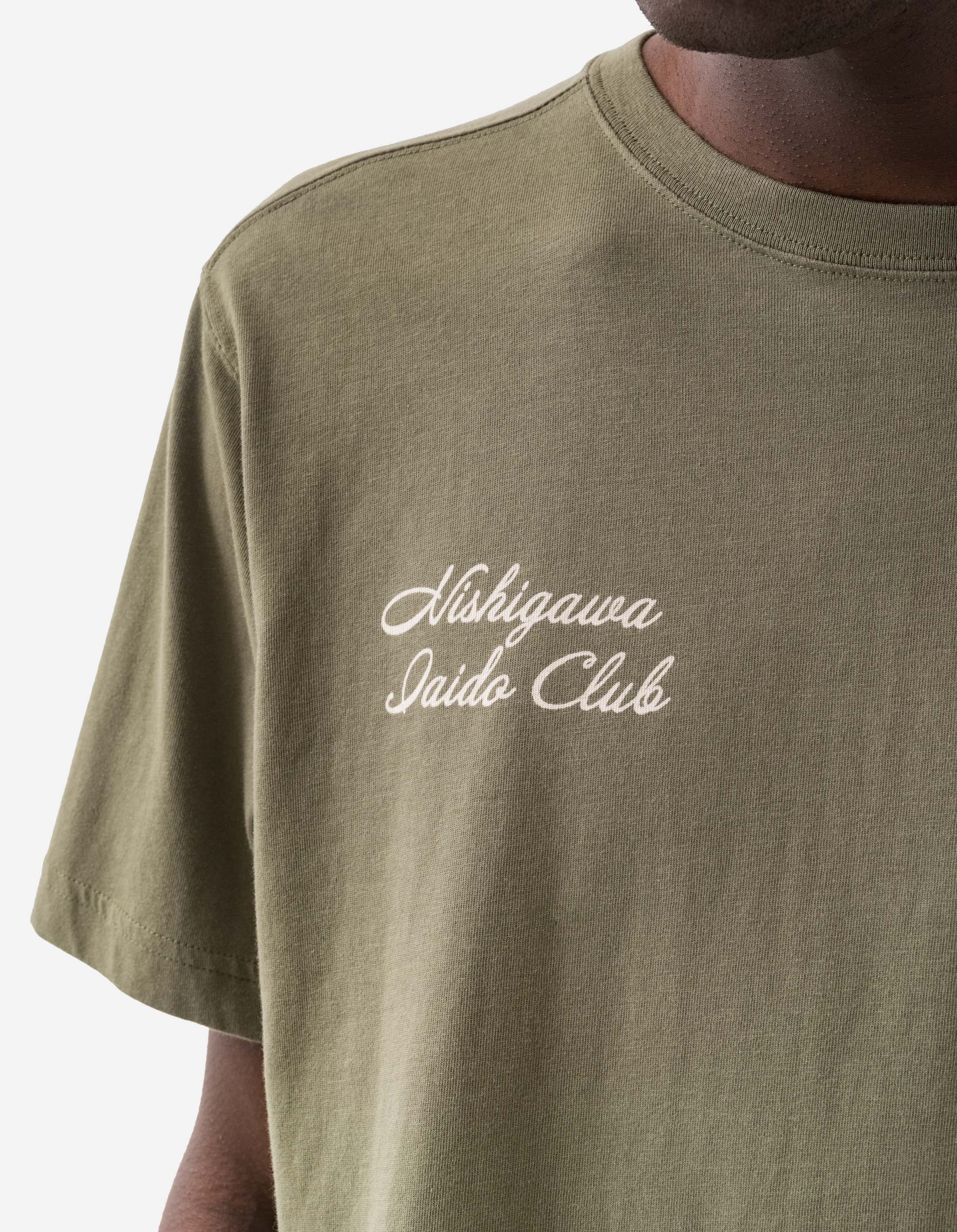 1101 Kamon T-Shirt for Men - Olive Green Casual Tee - Perfect for Streetwear, Gym & Everyday Wear