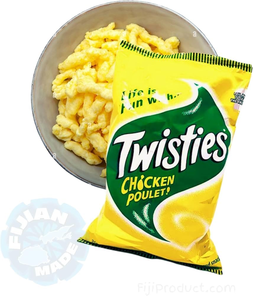 FIJI Twisties Chicken Flavor Snacks (5x100g) - Crunchy & Tasty for Parties