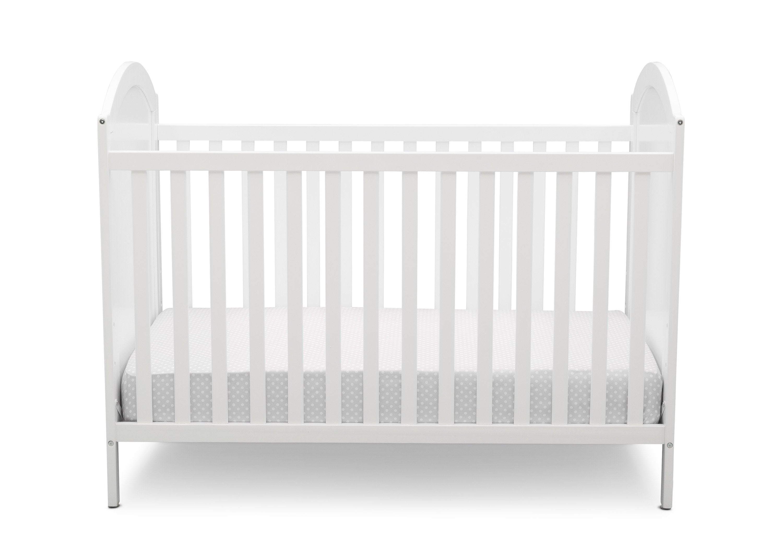 Minnie Mouse 4-in-1 Convertible Baby Crib - Nursery Furniture for Girls, Toddler Bed & Daybed - Perfect for Disney Themed Bedrooms & Baby Showers