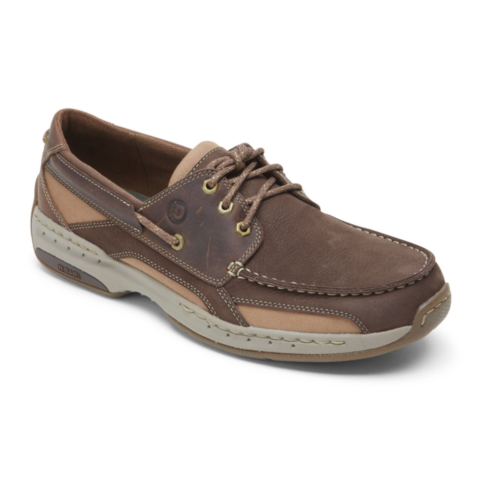 **Dunham Waterford Captain Men's Boat Shoes - Java Nubuck Leather Slip-Resistant Deck Shoes for Sailing, Boating & Casual Wear**