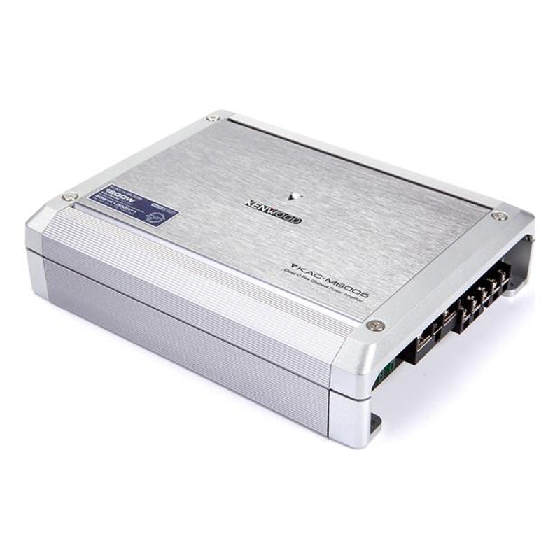 Kenwood KAC M8005 Marine Digital Amplifier - 800W 4-Channel Class D Car Audio Amp for Boats & Vehicles | Perfect for Marine, Off-Road & Car Audio Systems