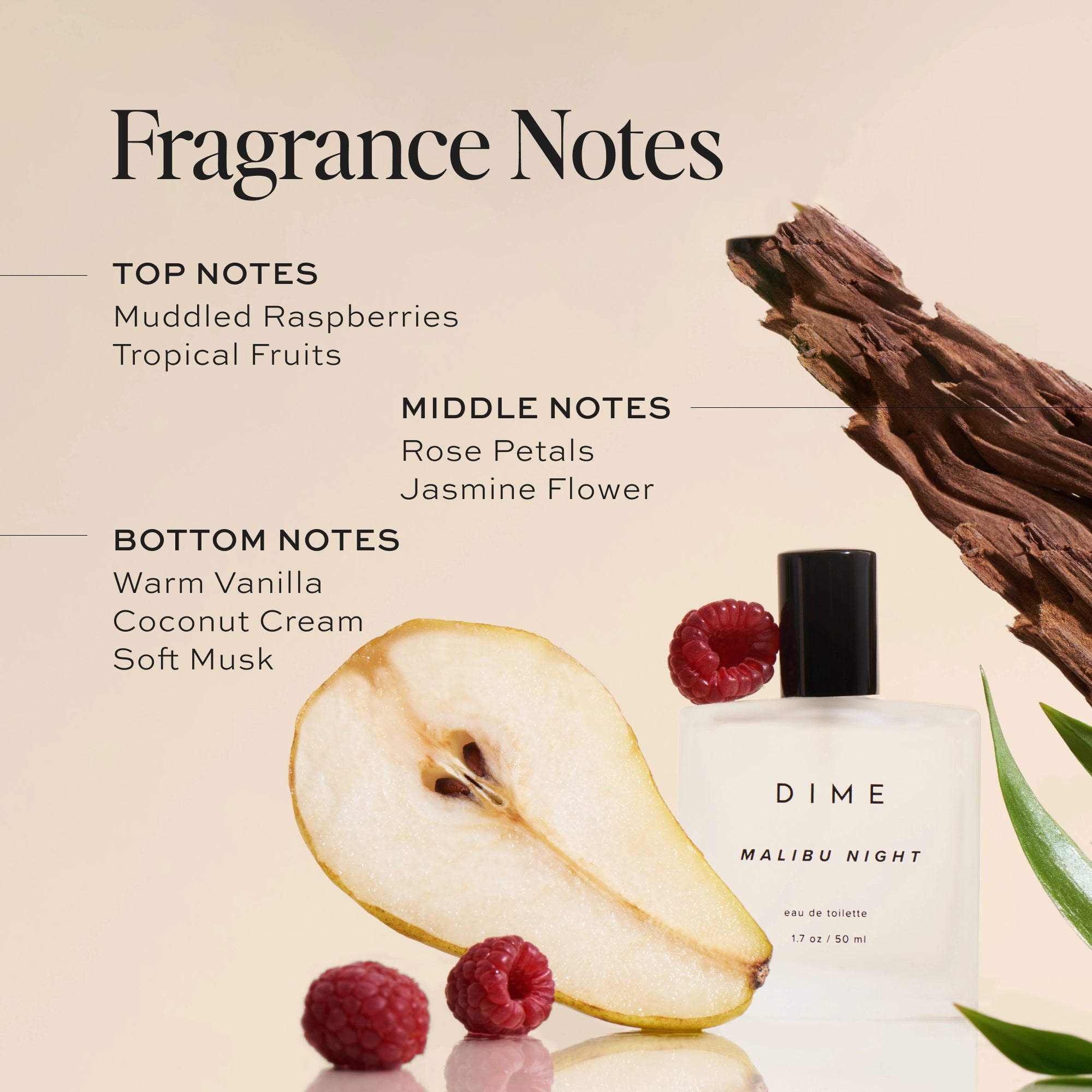 Malibu Night Perfume for Women - Long Lasting Tropical Floral Fragrance | Perfect for Date Night, Beach Vacation & Summer Evenings