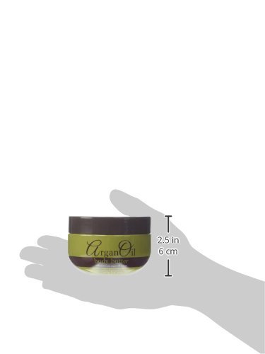 Pure Moroccan Argan Oil Body Butter - 250ml Deep Hydration for Dry Skin | Natural Moisturizer for Face, Hands & Body | Vegan & Cruelty-Free Skincare for Daily Use