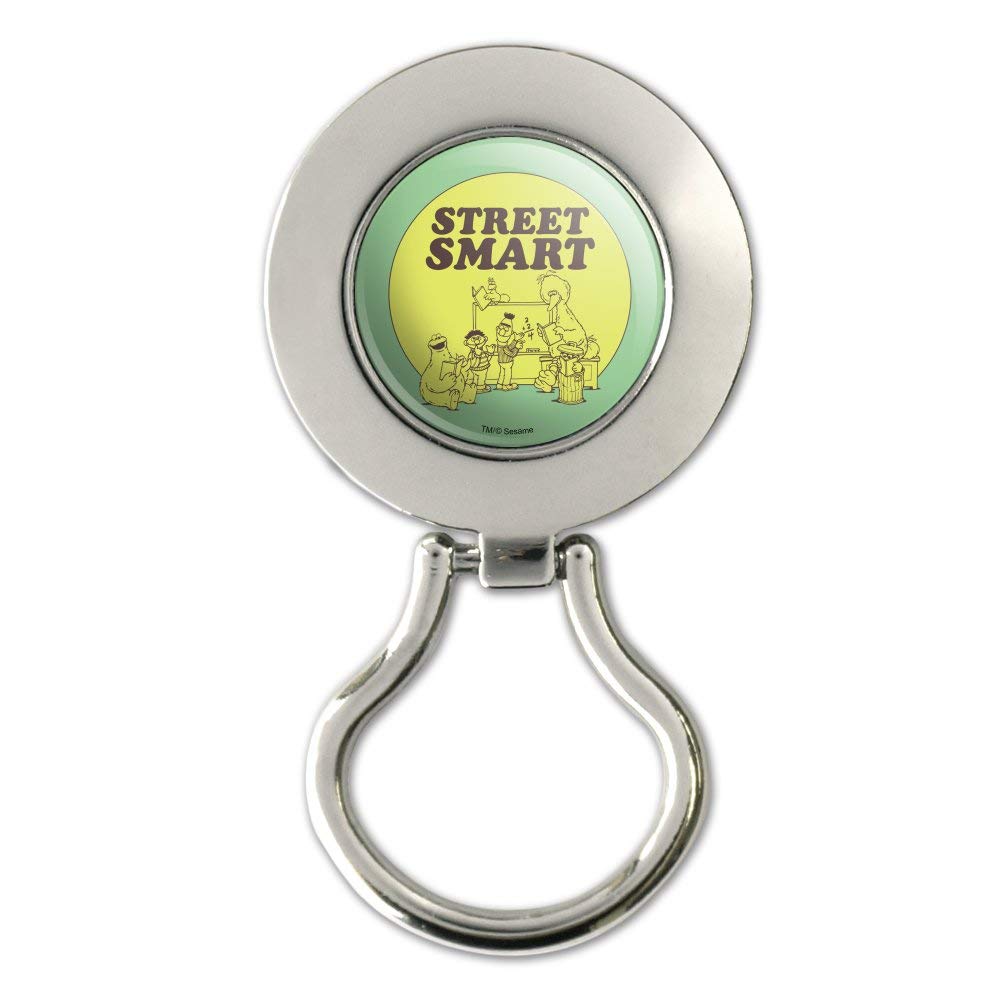 Sesame Street Smart Magnetic Metal Eyeglass ID Badge Holder - Secure & Stylish Name Tag Clip for Work, School, and Events - Perfect for Teachers, Nurses, and Office Professionals