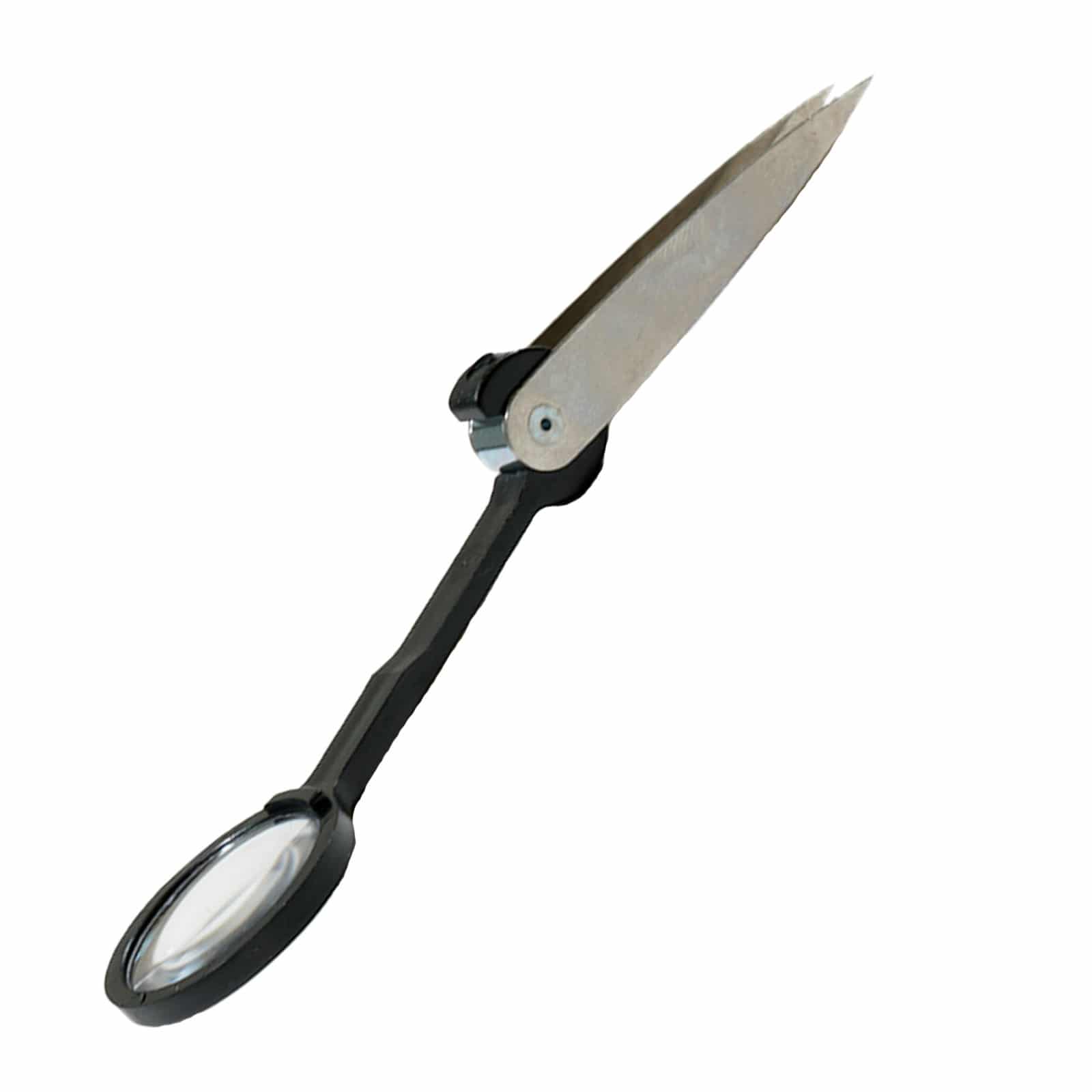 Garrett Precision Tweezer with Magnifying Glass - Stainless Steel Fine Point Tweezers for Electronics, Jewelry, and Crafts - Perfect for Watch Repair, Model Building, and DIY Projects