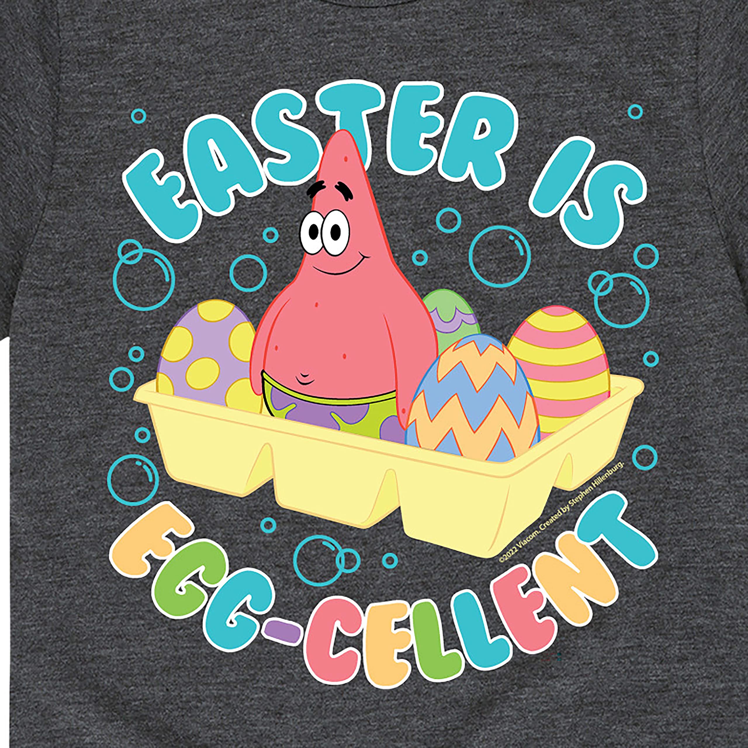 HYBRID APPAREL Spongebob Squarepants Easter Egg Graphic T-Shirt for Toddlers & Kids - Fun Holiday Outfit for Easter Celebrations & Spring Activities