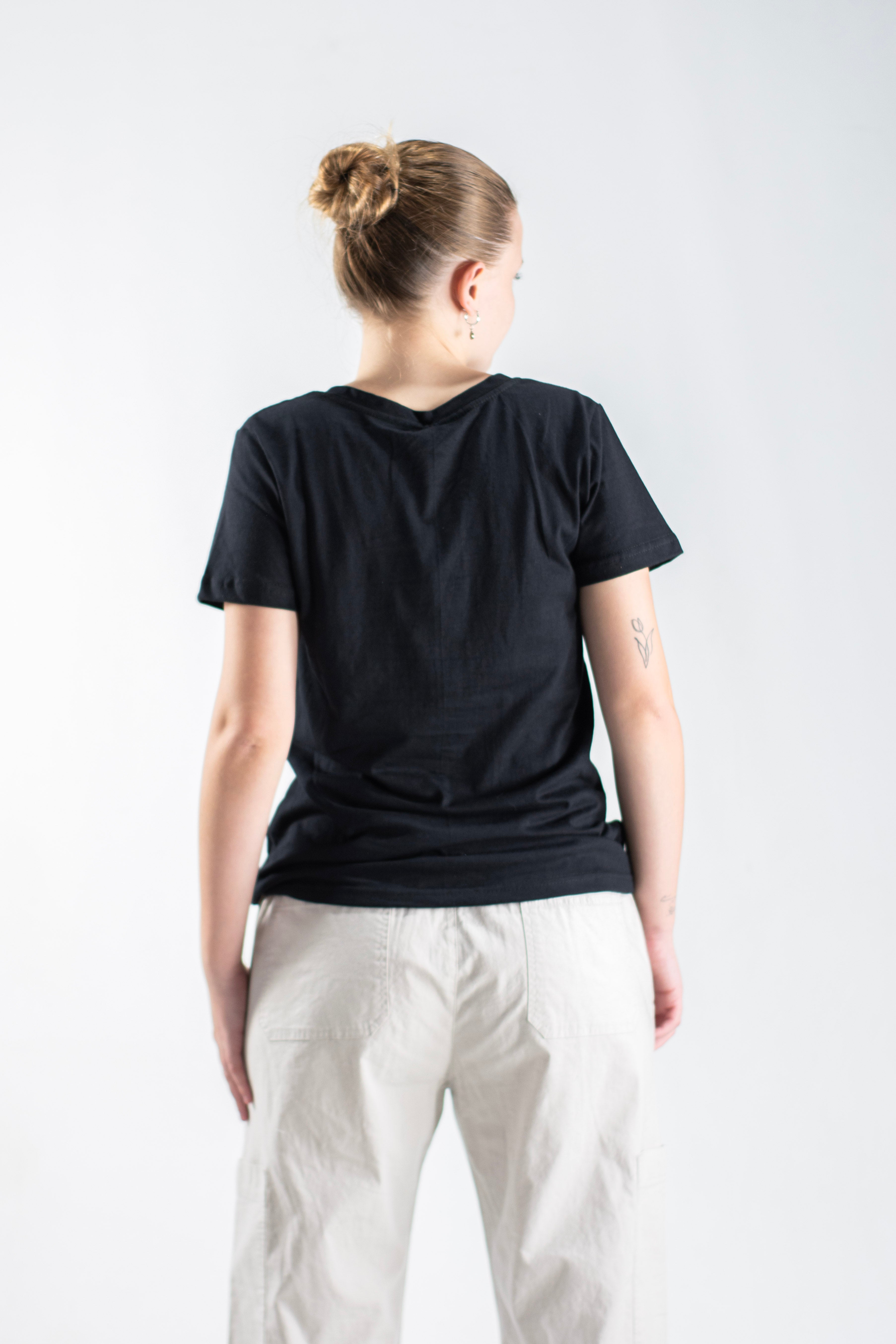 RMC Classic Black Two Fathers T-Shirt for Men - Comfortable Cotton Tee for Casual Wear, Street Style & Everyday Outfits
