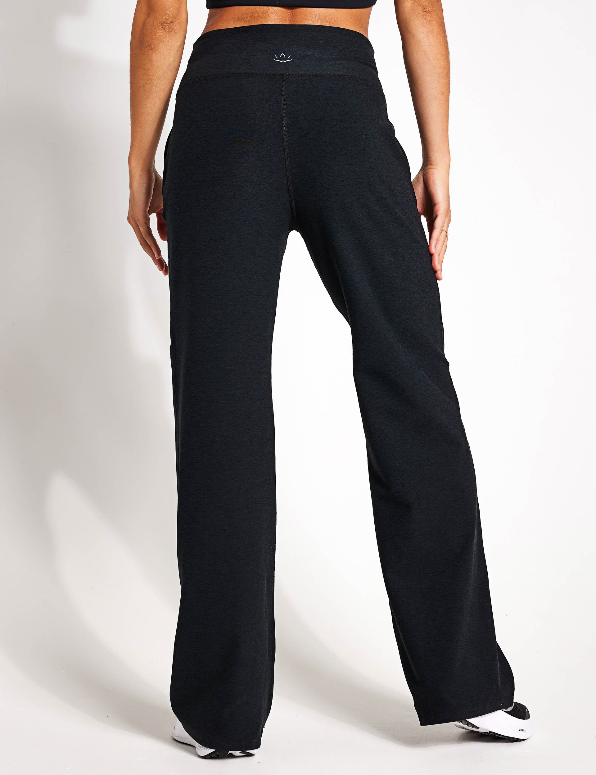 Spacedye Laid Back Pants - Darkest Night Color | Comfortable Stretch Lounge Pants for Women | Perfect for Yoga, Relaxing at Home & Casual Outings