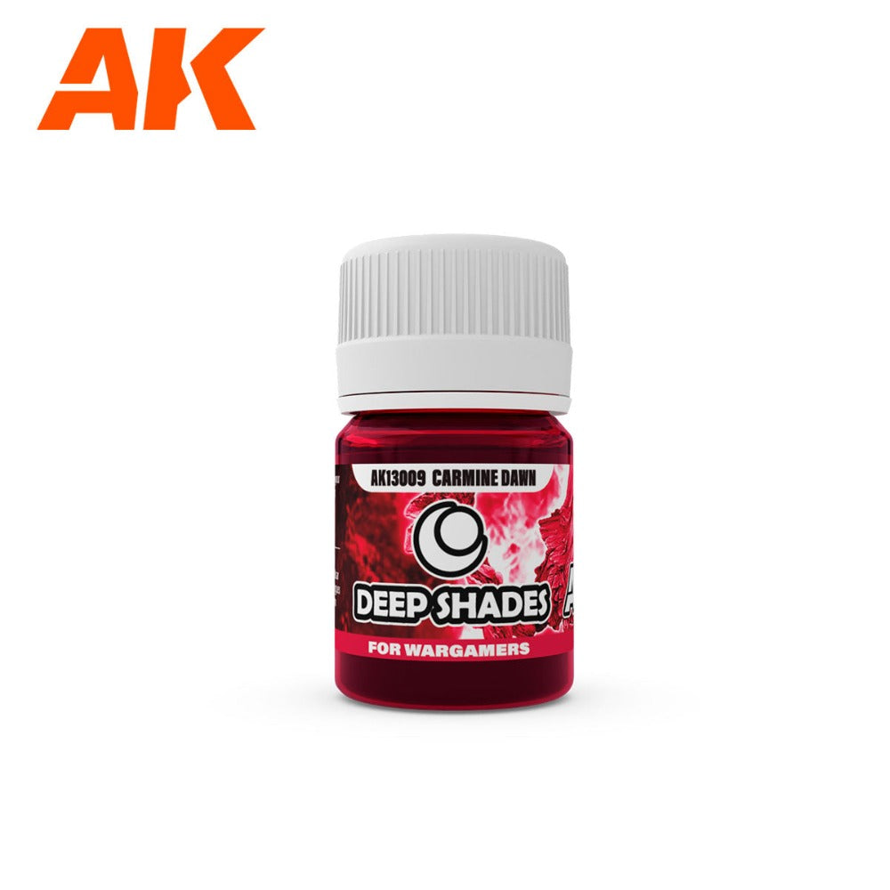 AK Interactive AK13009 Wargame Deep Shades Carmine Dawn 30ml Acrylic Paint - Miniature Painting for Warhammer, D&D, and Tabletop Gaming