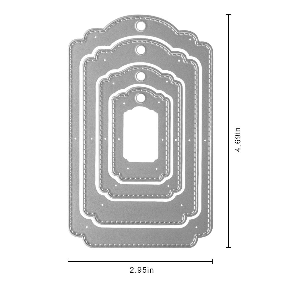 Nested Frame Dies for Scrapbooking, Card Making & DIY Gifts - Paper Craft Supplies for Albums & Decoupage