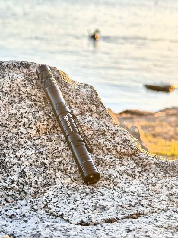 MilitaryKart Stealth Talon - 12-in-1 Tactical Pen with LED Flashlight, Glass Breaker & Multi-Tool Functions | Perfect for EDC, Survival Gear, Self Defense & Outdoor Adventures