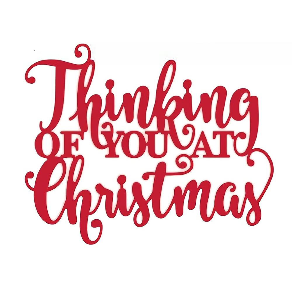 Christmas Metal Cutting Dies for DIY Scrapbooking & Card-Making - Perfect for Holiday Greetings & Home Decor