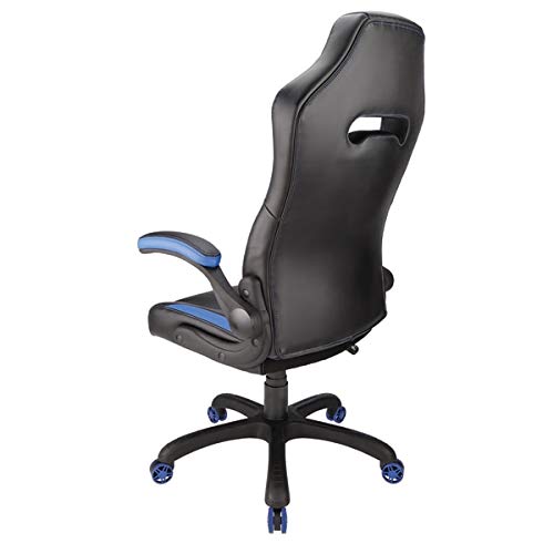 Realspace® High-Back Bonded Leather Gaming Chair - 50