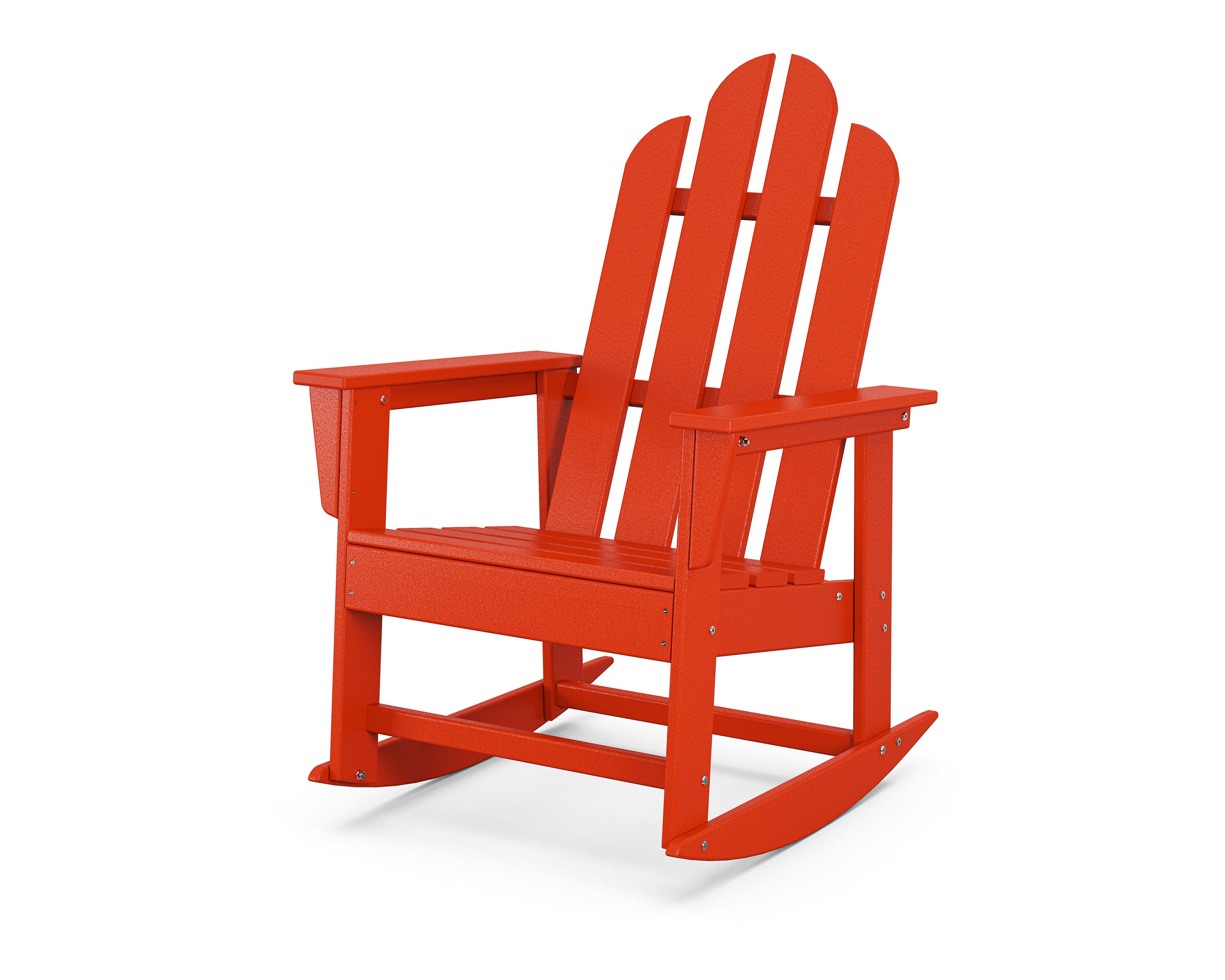 POLYWOOD Long Island Rocking Chair - All-Weather Outdoor Rocking Chair with UV Protection - Perfect for Patio, Garden, Porch & Backyard Relaxation